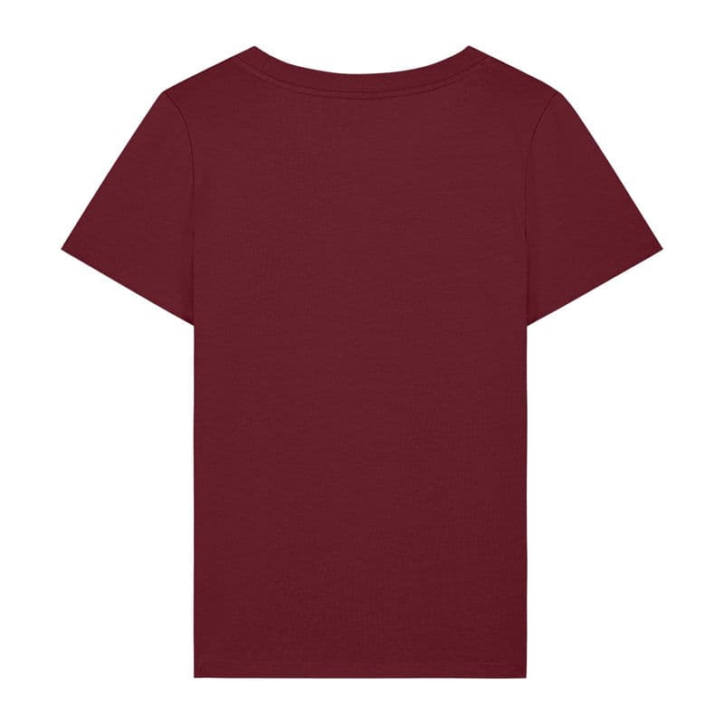 The iconic mid-light women’s fitted t-shirt coloris Bordeaux