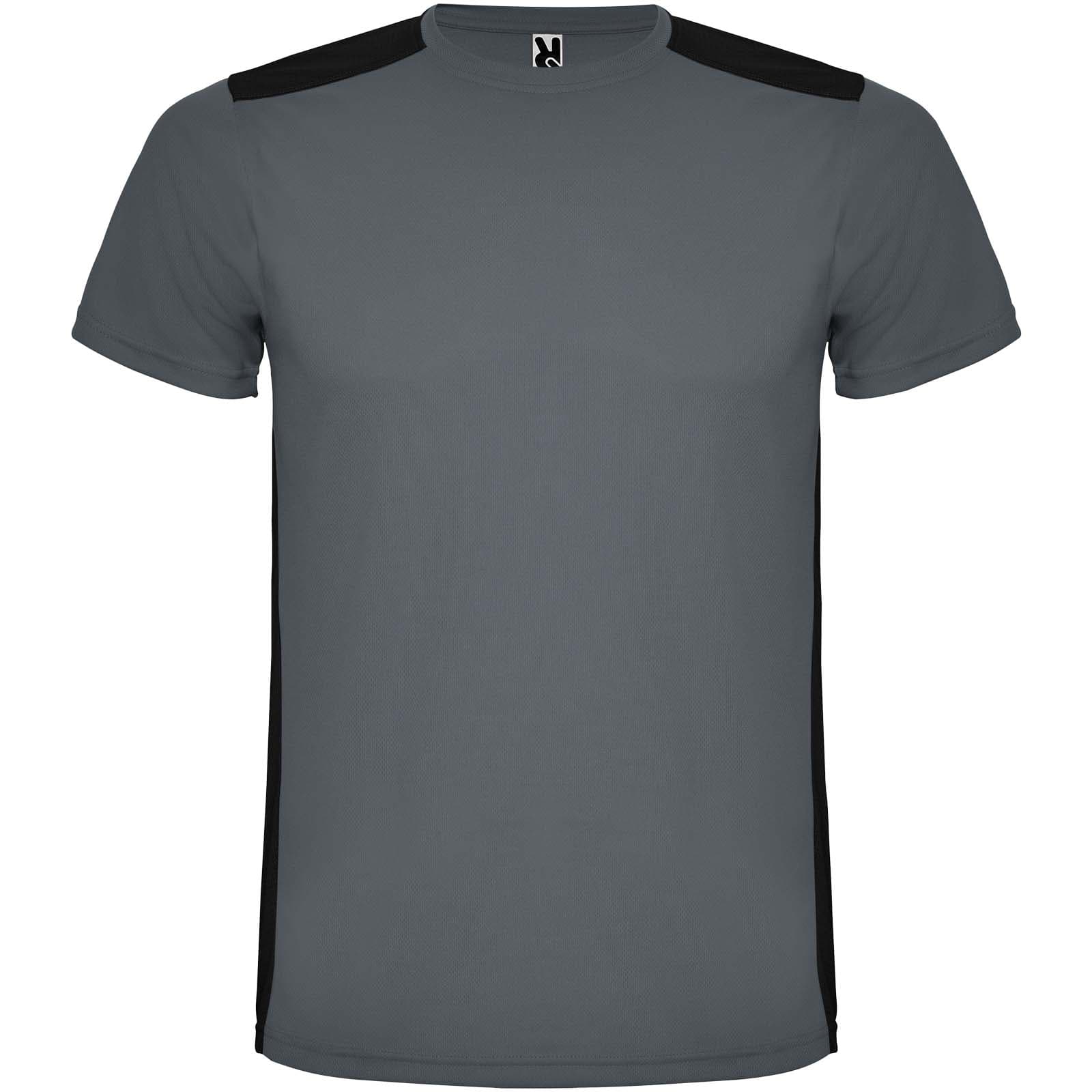 T-shirt de sport de 130 g/m² Detroit à manches courtes pour enfant coloris Ébène