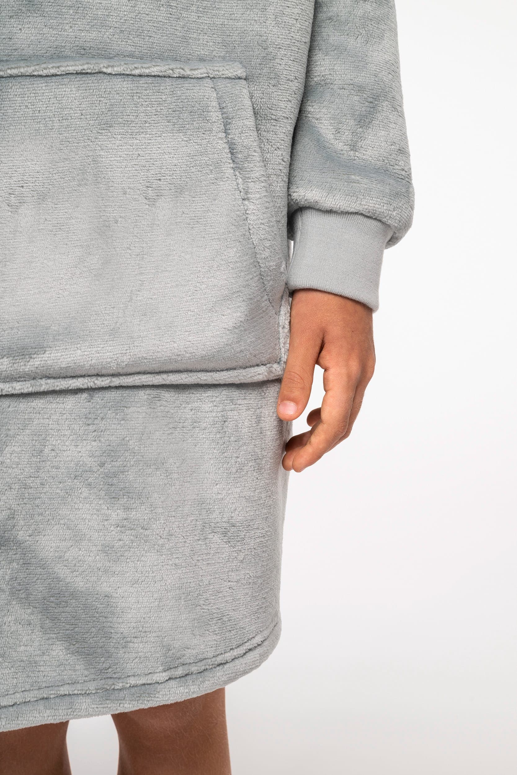 Plaid poncho enfant en situation