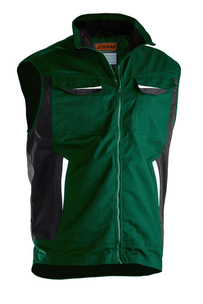 Jobman 7507 Service Vest coloris Vert