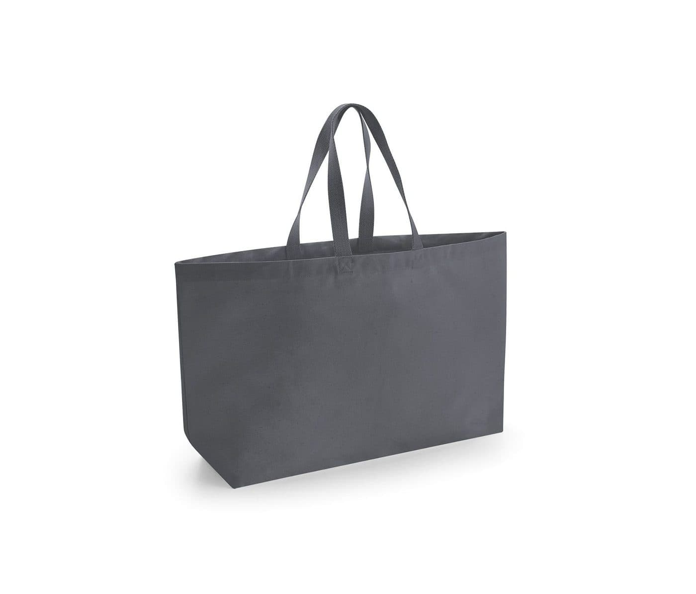 OVERSIZED CANVAS TOTE BAG coloris Gris graphite