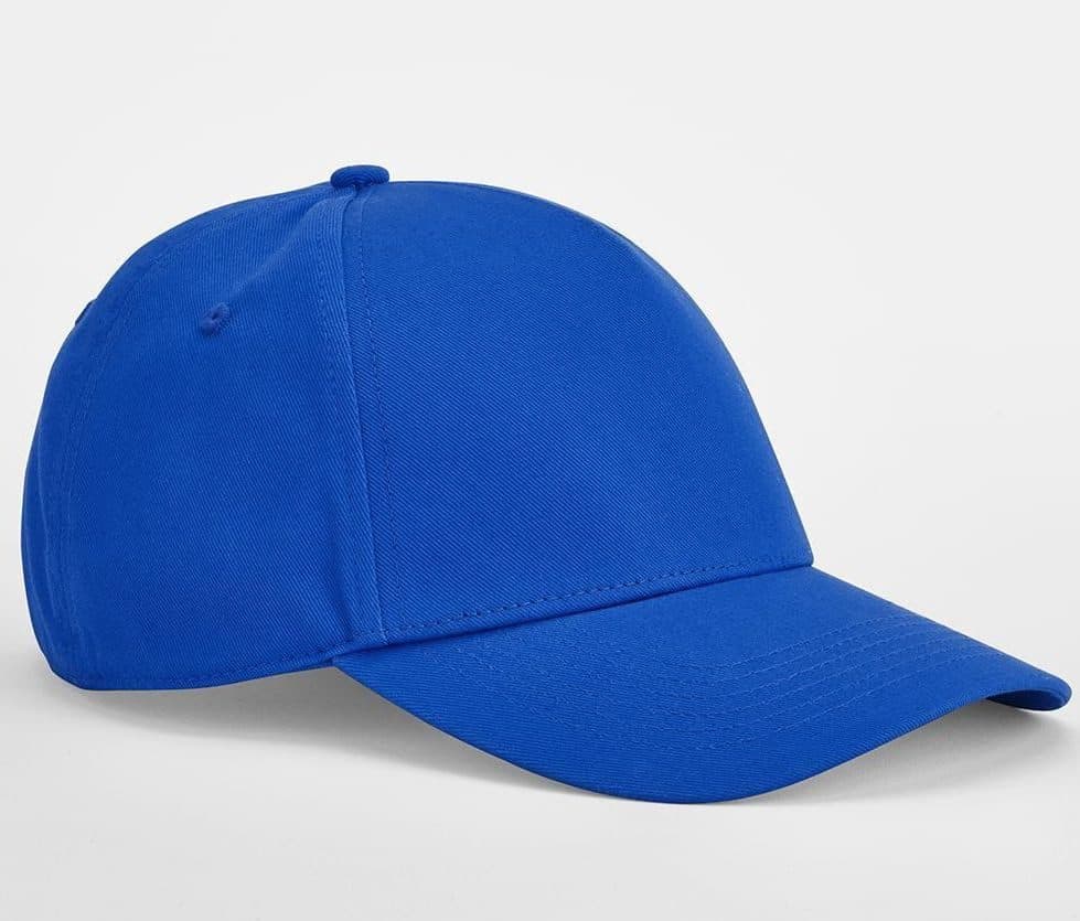 EARTHAWARE® CLASSIC ORGANIC COTTON 5 PANEL CAP coloris Bleu roi vif