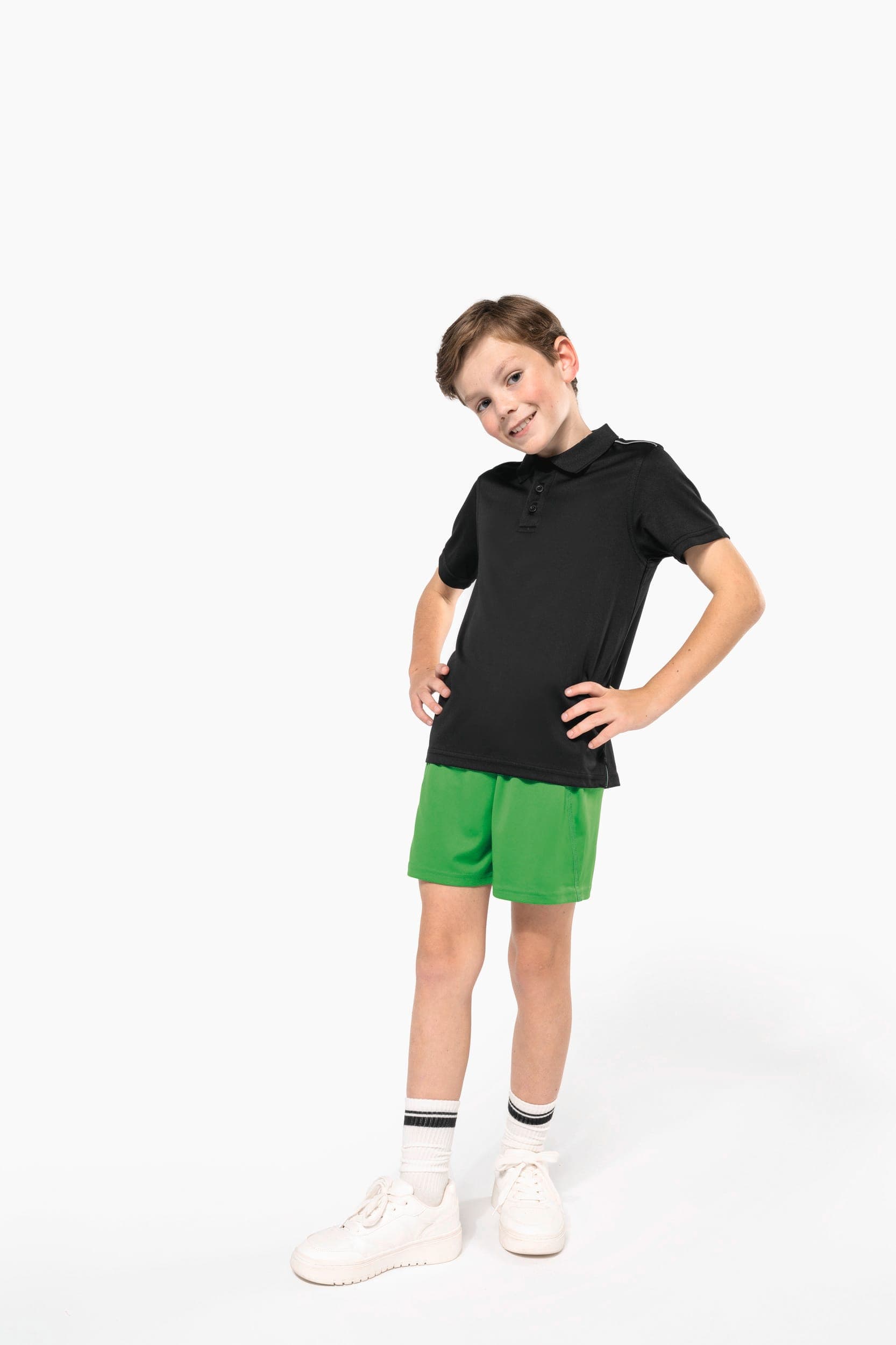 Polo manches courtes enfant en situation