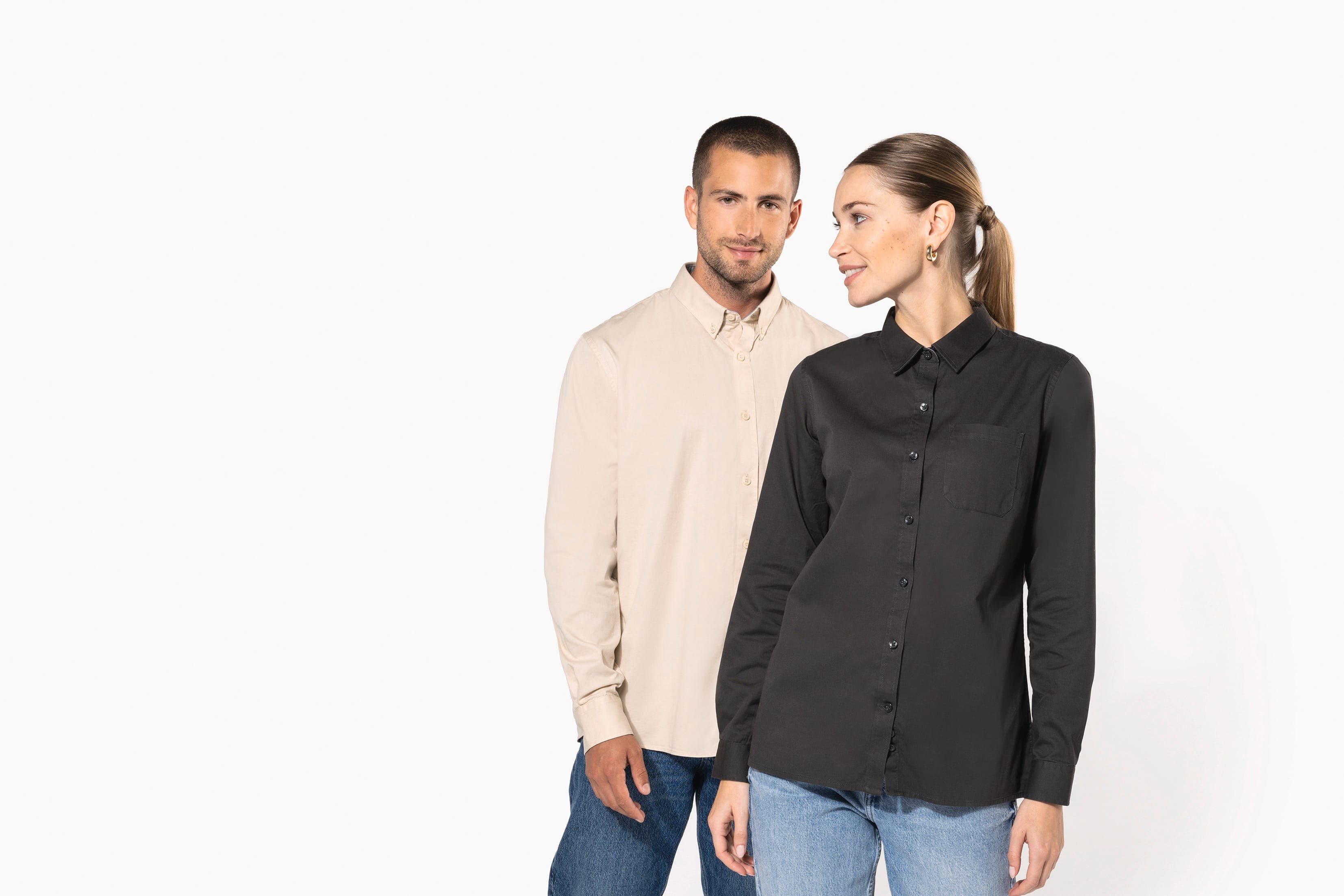 Chemise coton manches longues Nevada homme en situation