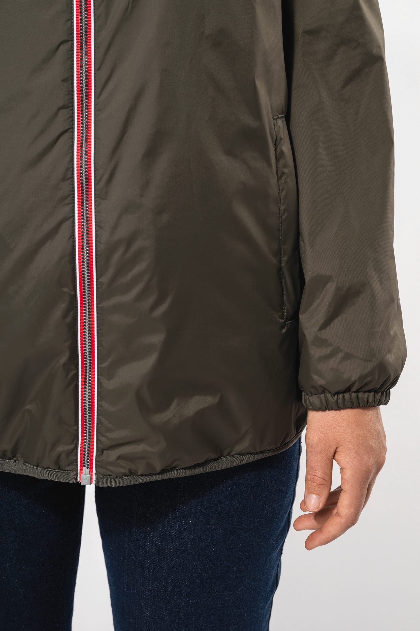 Veste doublée sherpa unisexe en situation