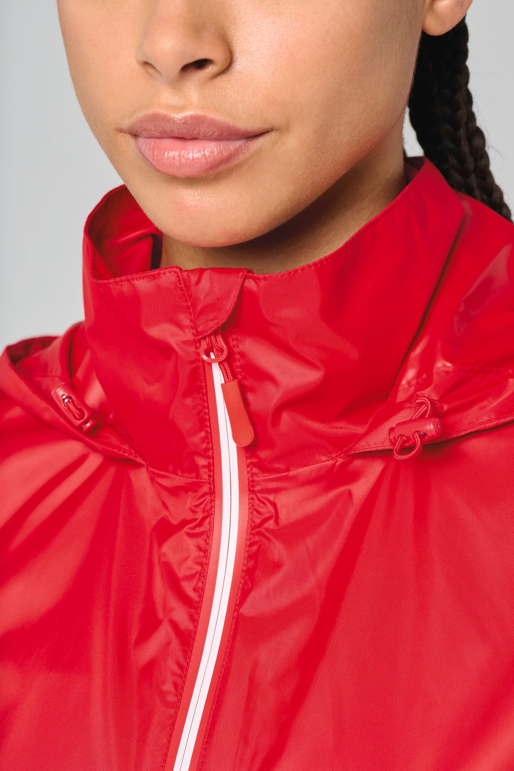 Veste de pluie unisexe en situation