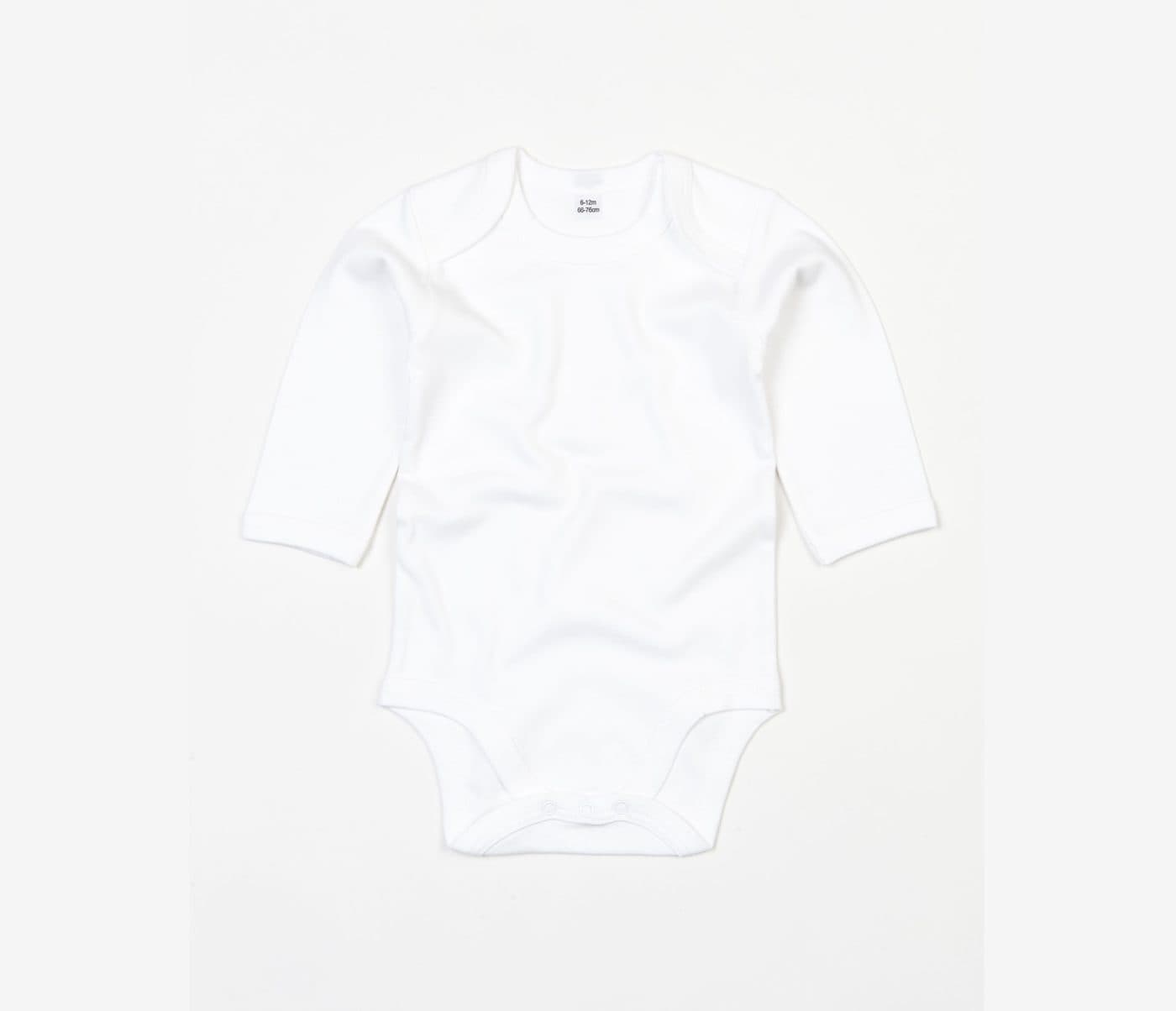 BABY LONG SLEEVE BODYSUIT coloris Blanc