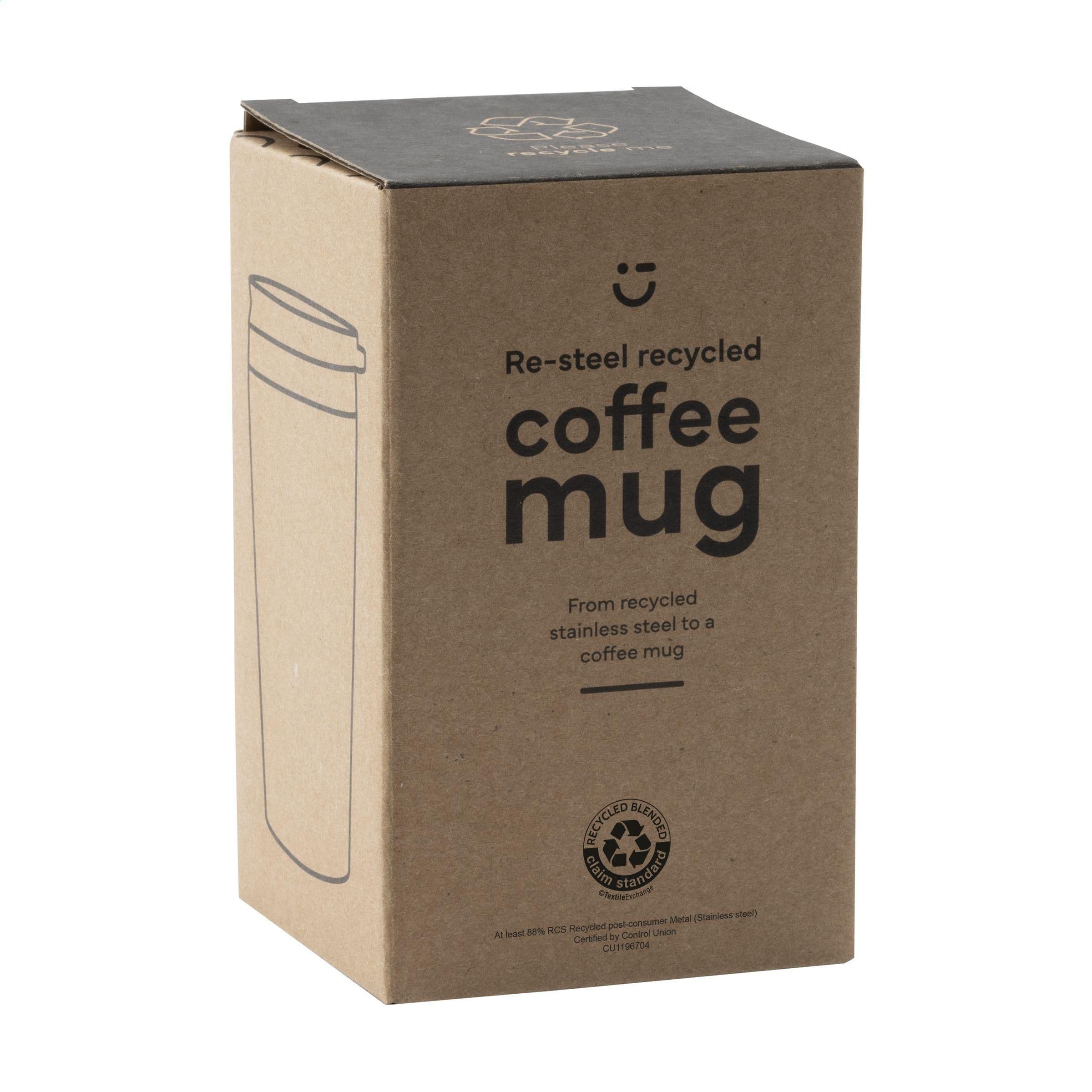 Gobelet thermos Re-Steel RCS recyclé 380 ml en situation