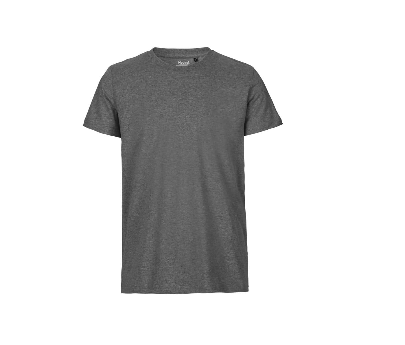 MENS FIT T-SHIRT coloris Gris chiné foncé