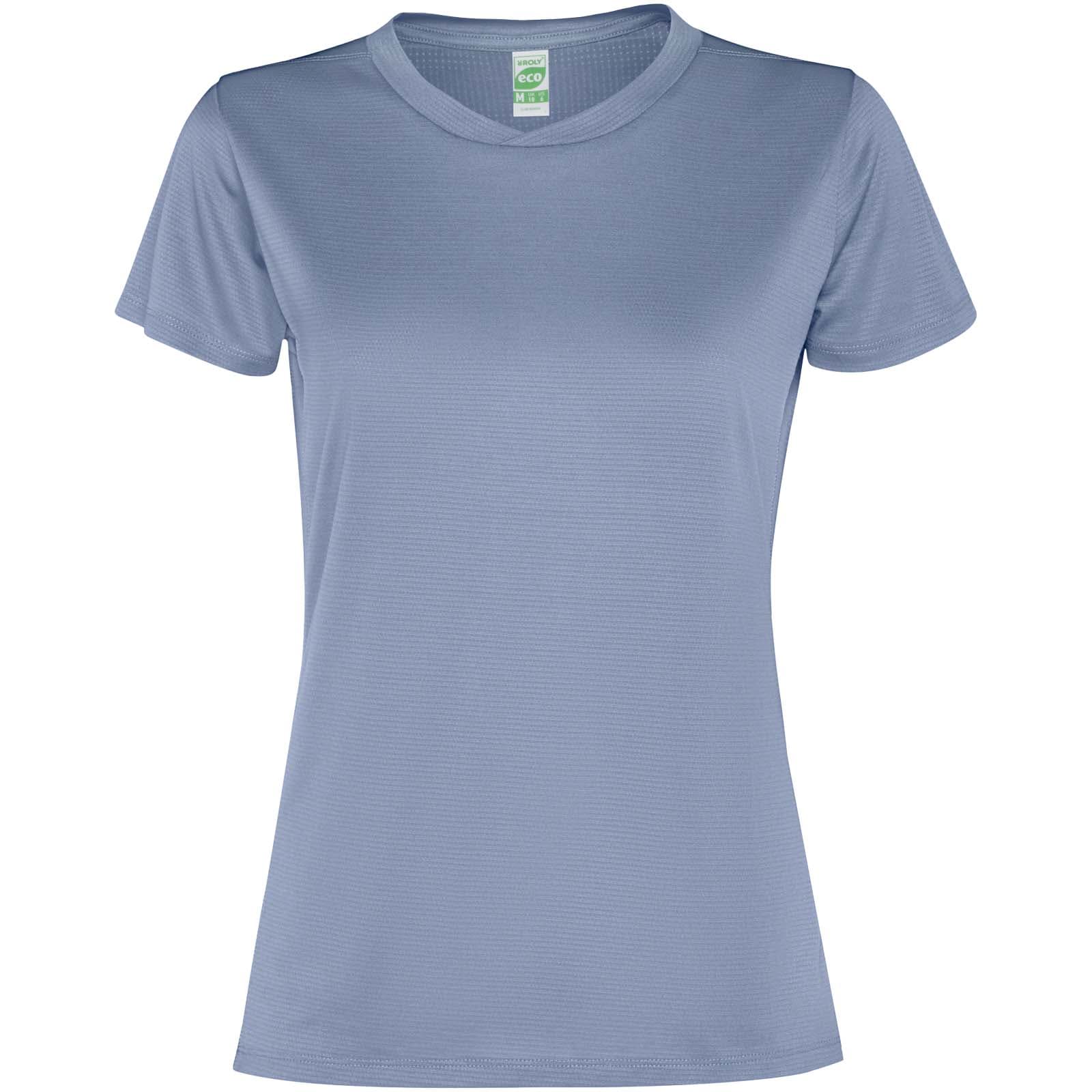 T-shirt de sport de 100 g/m² Slam à manches courtes pour femme coloris Bleu zen