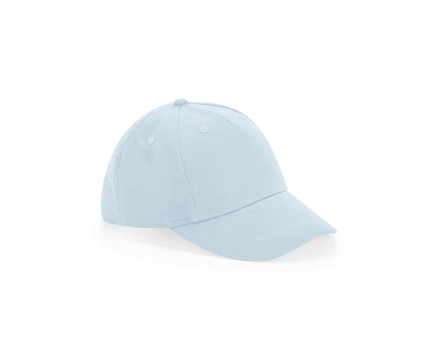 JUNIOR ORGANIC COTTON 5 PANEL CAP coloris Bleu poudré