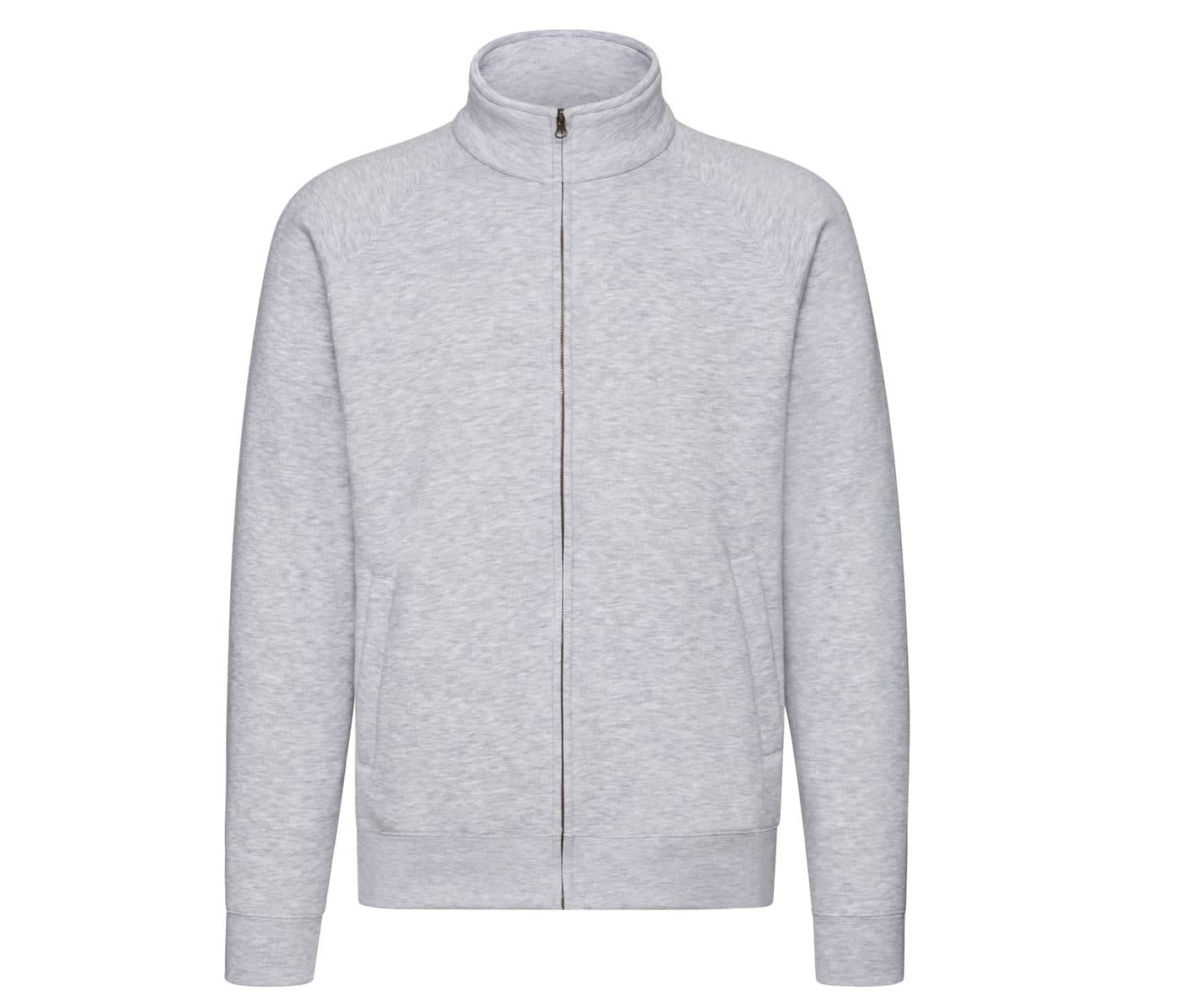 PREMIUM SWEAT JACKET coloris Gris chiné
