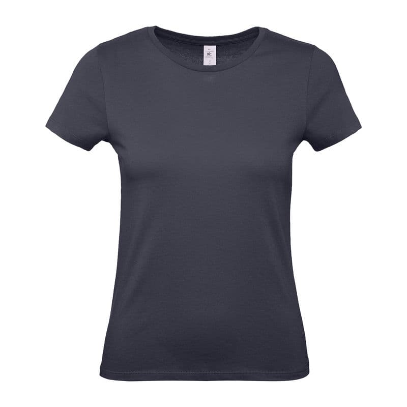 B&C #E150 WOMEN T-SHIRT coloris Marine clair
