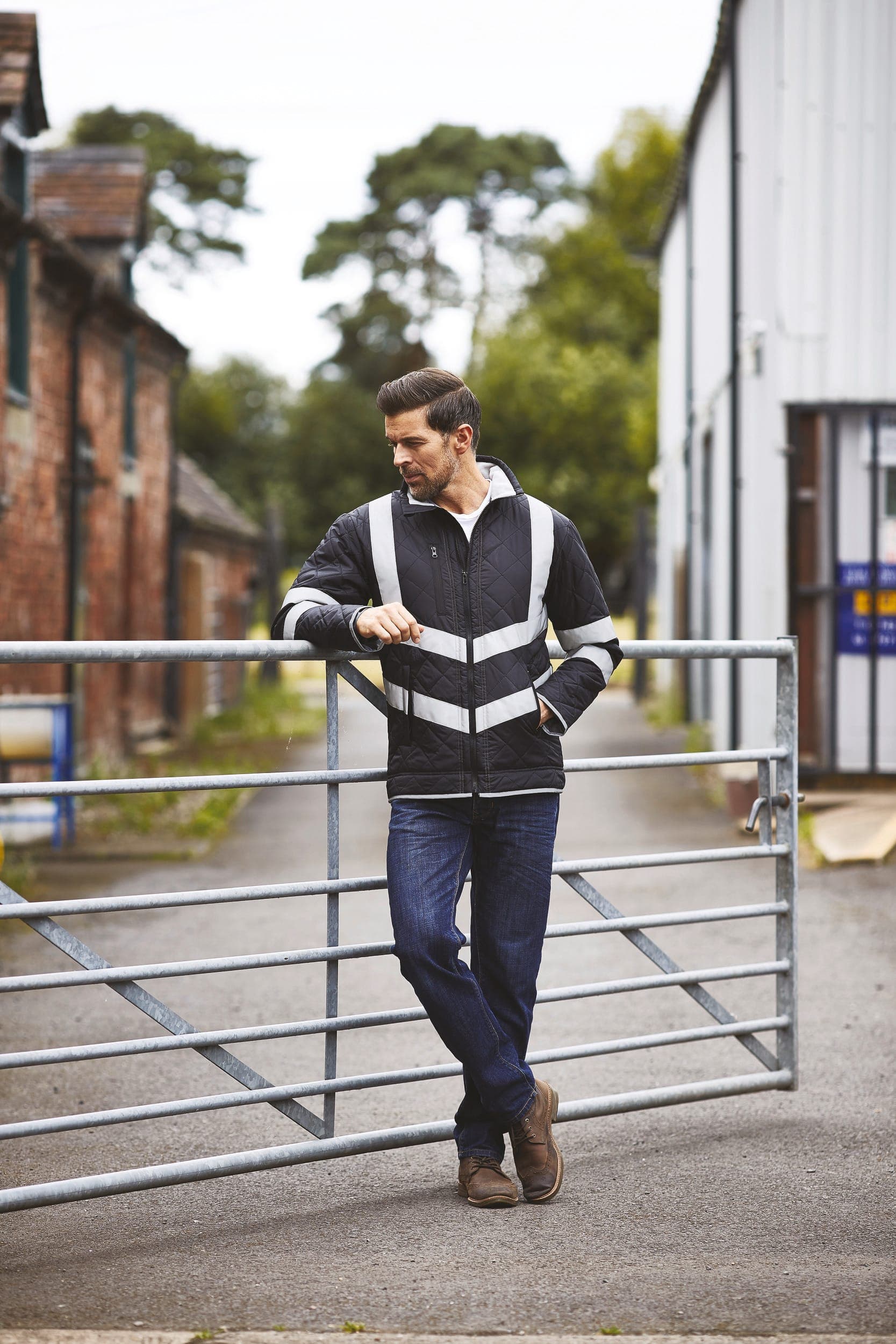 Veste haute visibilité "Kensington" en situation