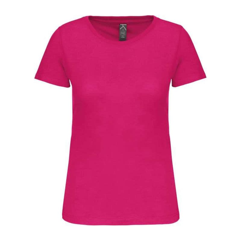 Ladies' Bio150Ic Crew Neck T-Shirt coloris Fuchsia