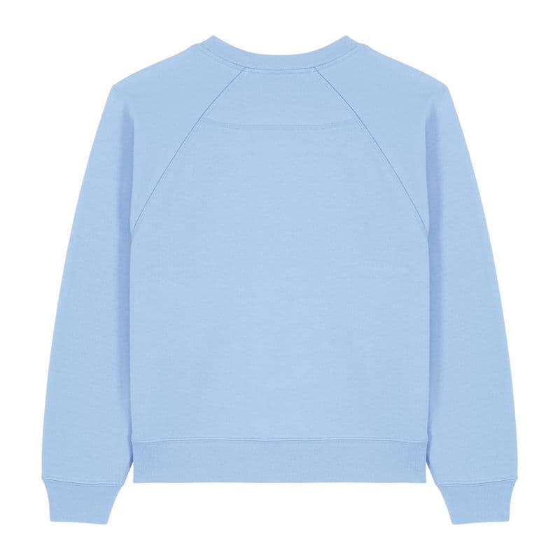 Stella Clara women's raglan sweatshirt coloris Bleu Soul