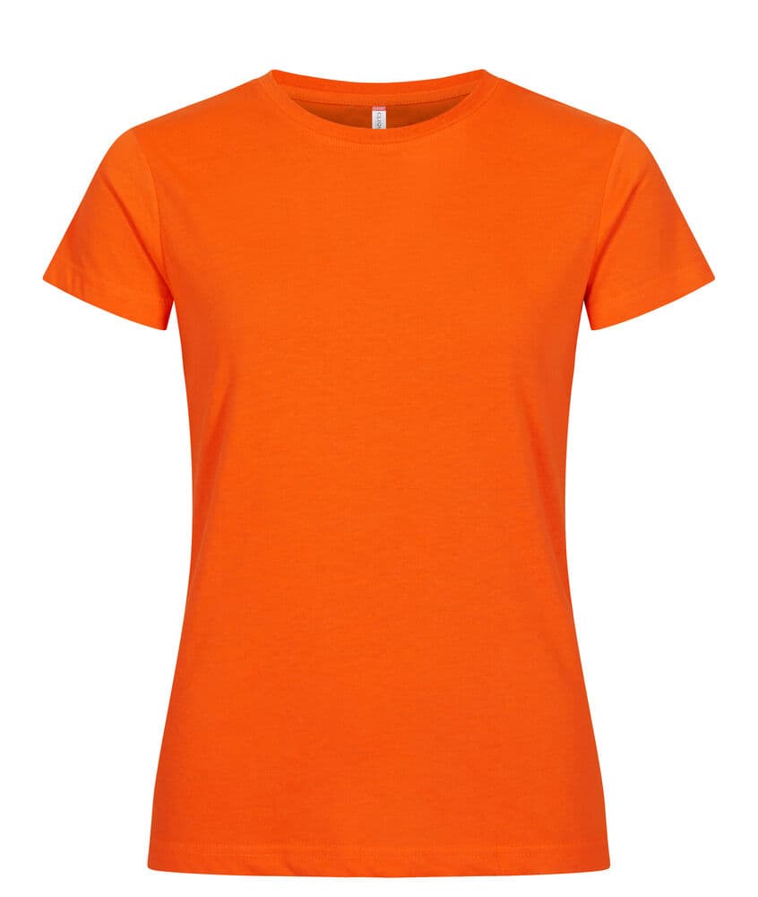 Clique New Classic-T Women coloris Orange haute visibilité