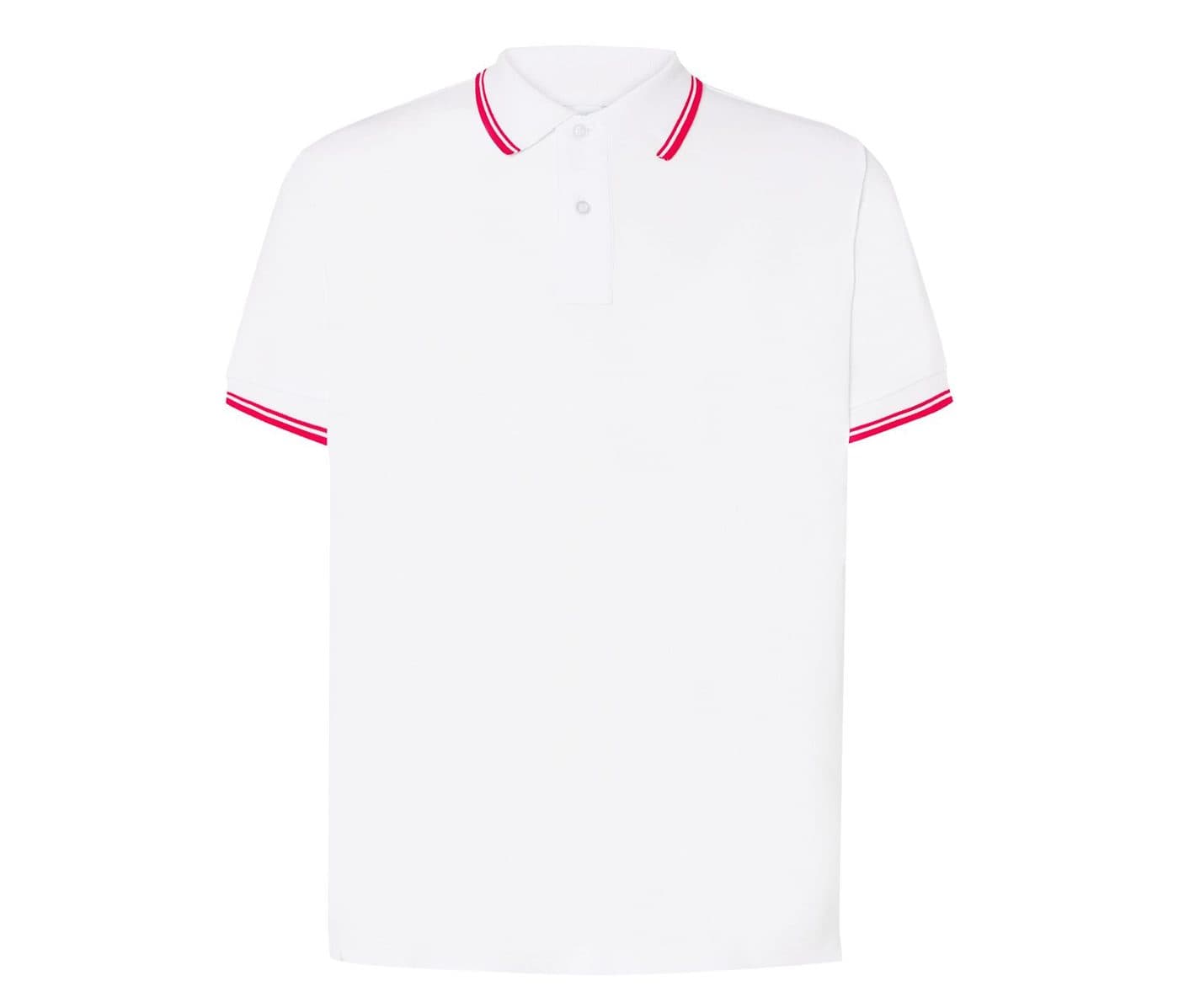 MAN REGULAR POLO coloris Blanc / Rouge