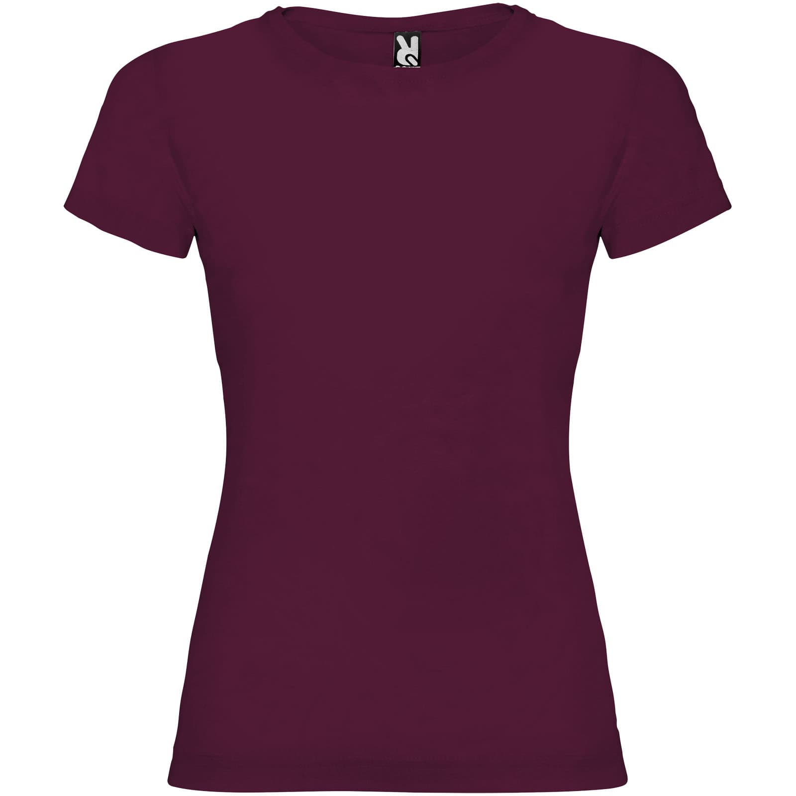 T-shirt de 155 g/m² Jamaica à manches courtes pour femme coloris Bordeaux