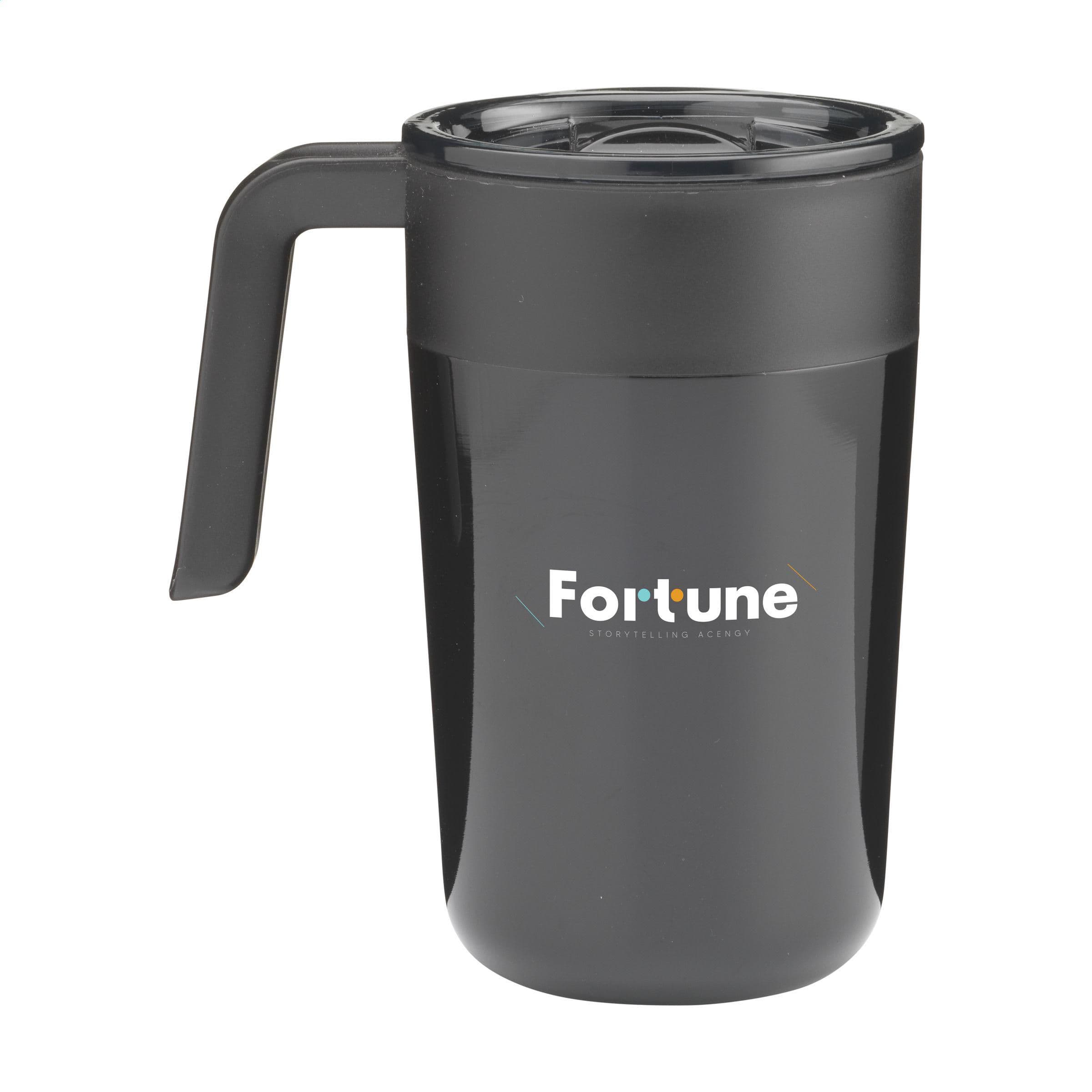 Gobelet thermos Fika RCS recyclé acier 400 ml en situation