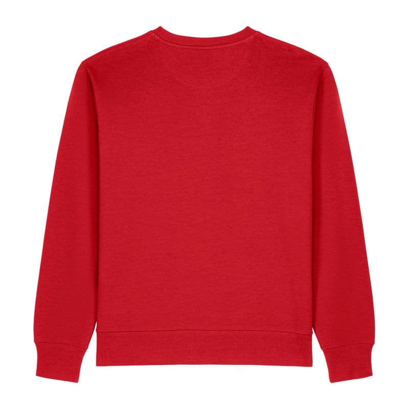 The Thinker unisexe sweatshirt col rond coloris Rouge