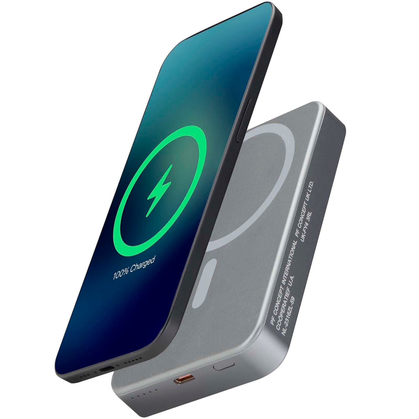 Batterie externe magnétique Avis 10 000 mAh en aluminium recyclé RCS