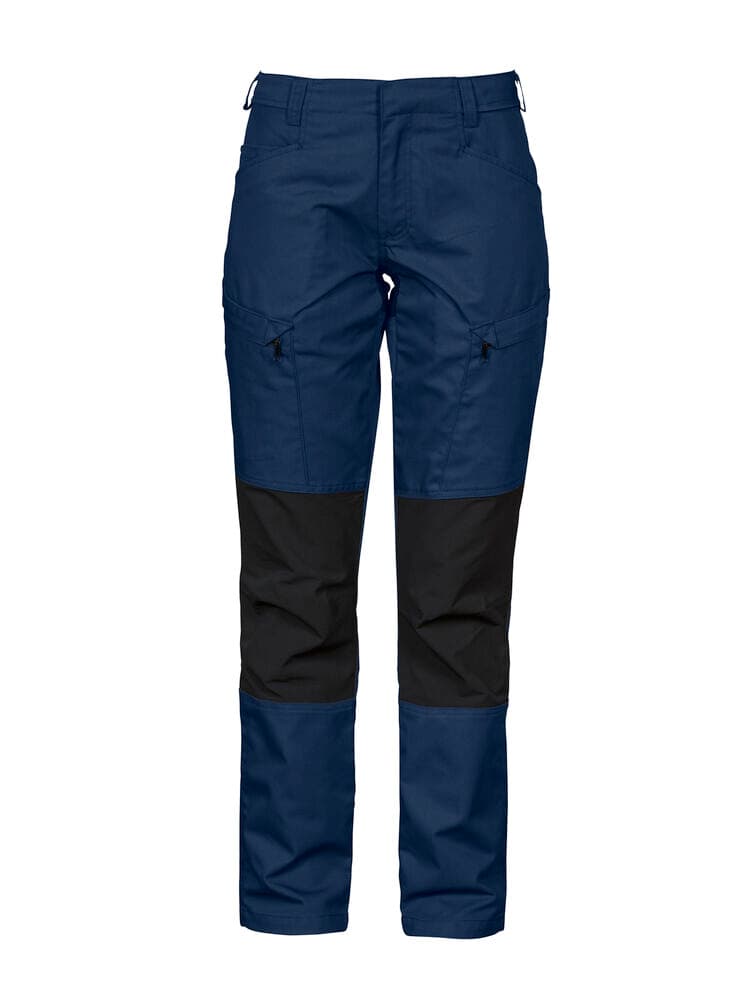 2521 PANTALON STRETCH FEMME SANS POCHES GENOUILLÈRES coloris Marine