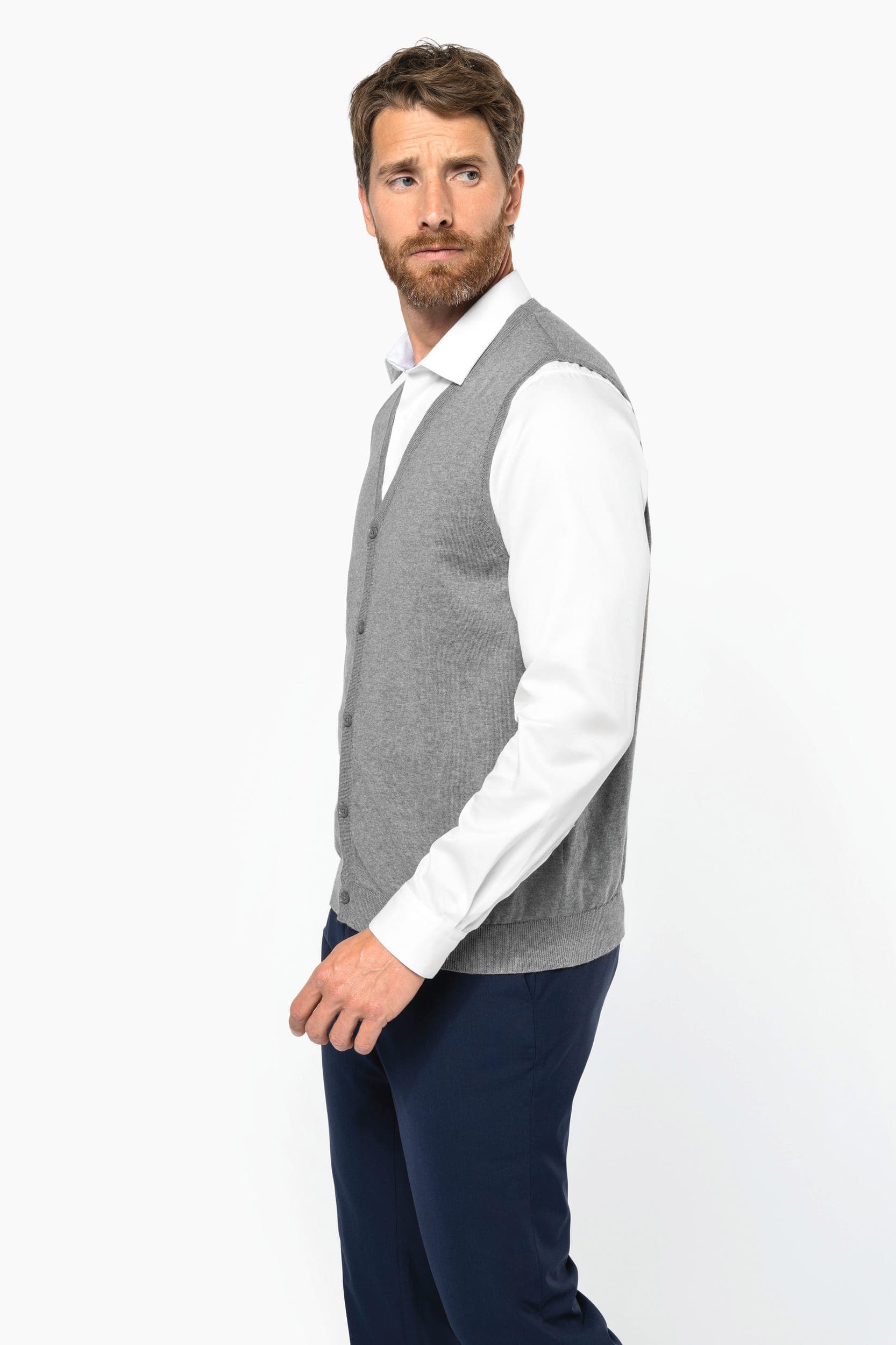 Gilet Supima® homme en situation