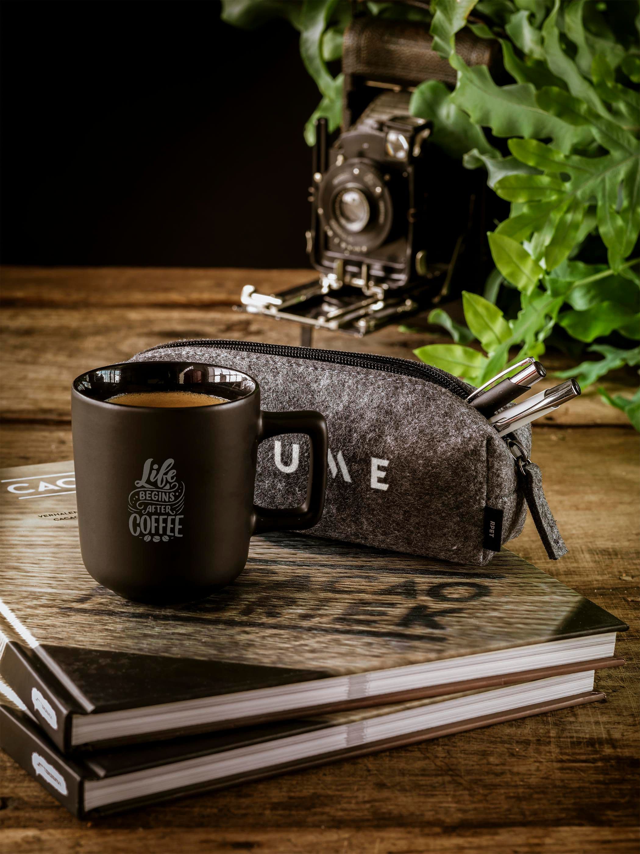 Mug Torino noir 280 ml en situation