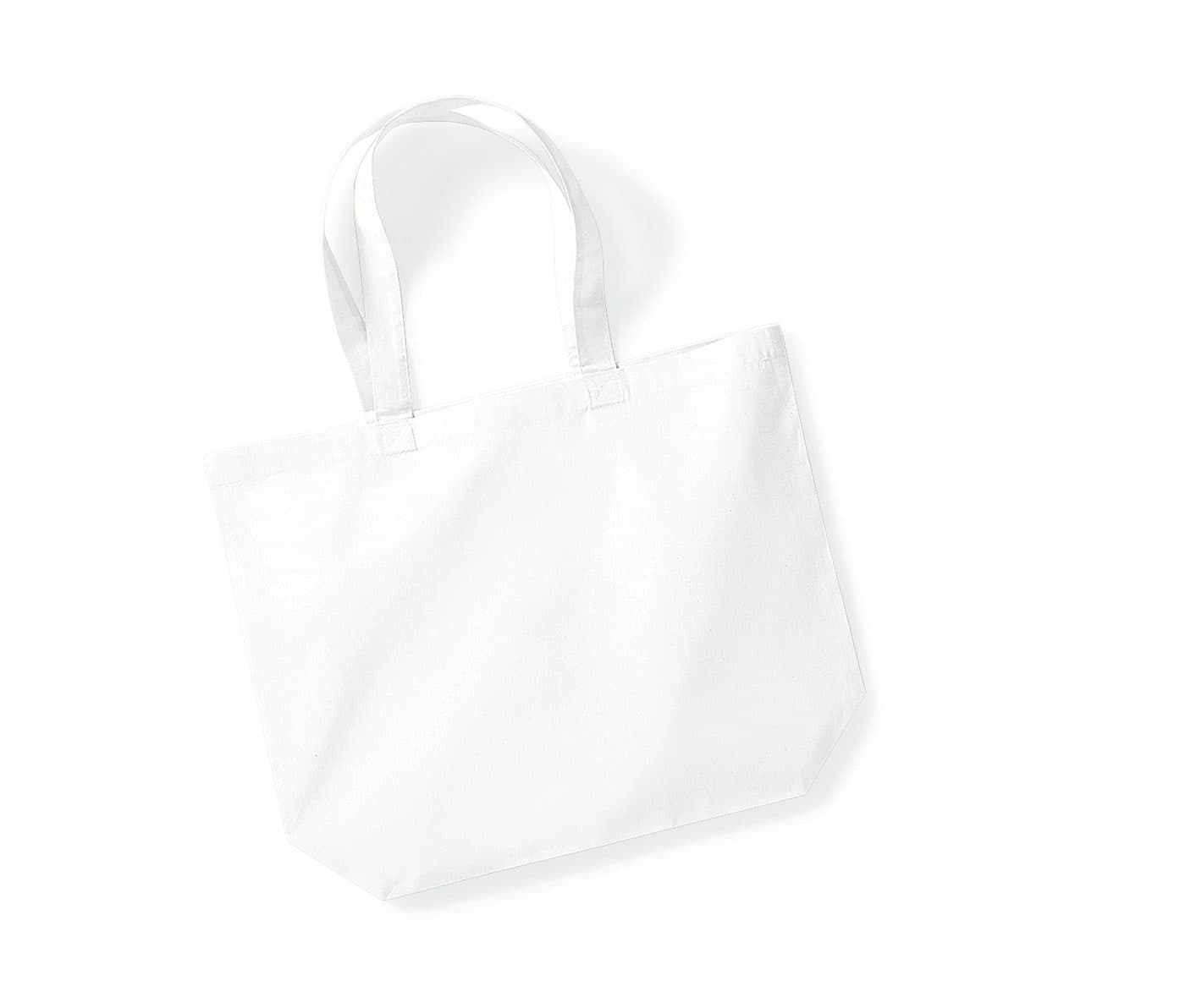 ORGANIC PREMIUM COTTON MAXI TOTE coloris Blanc