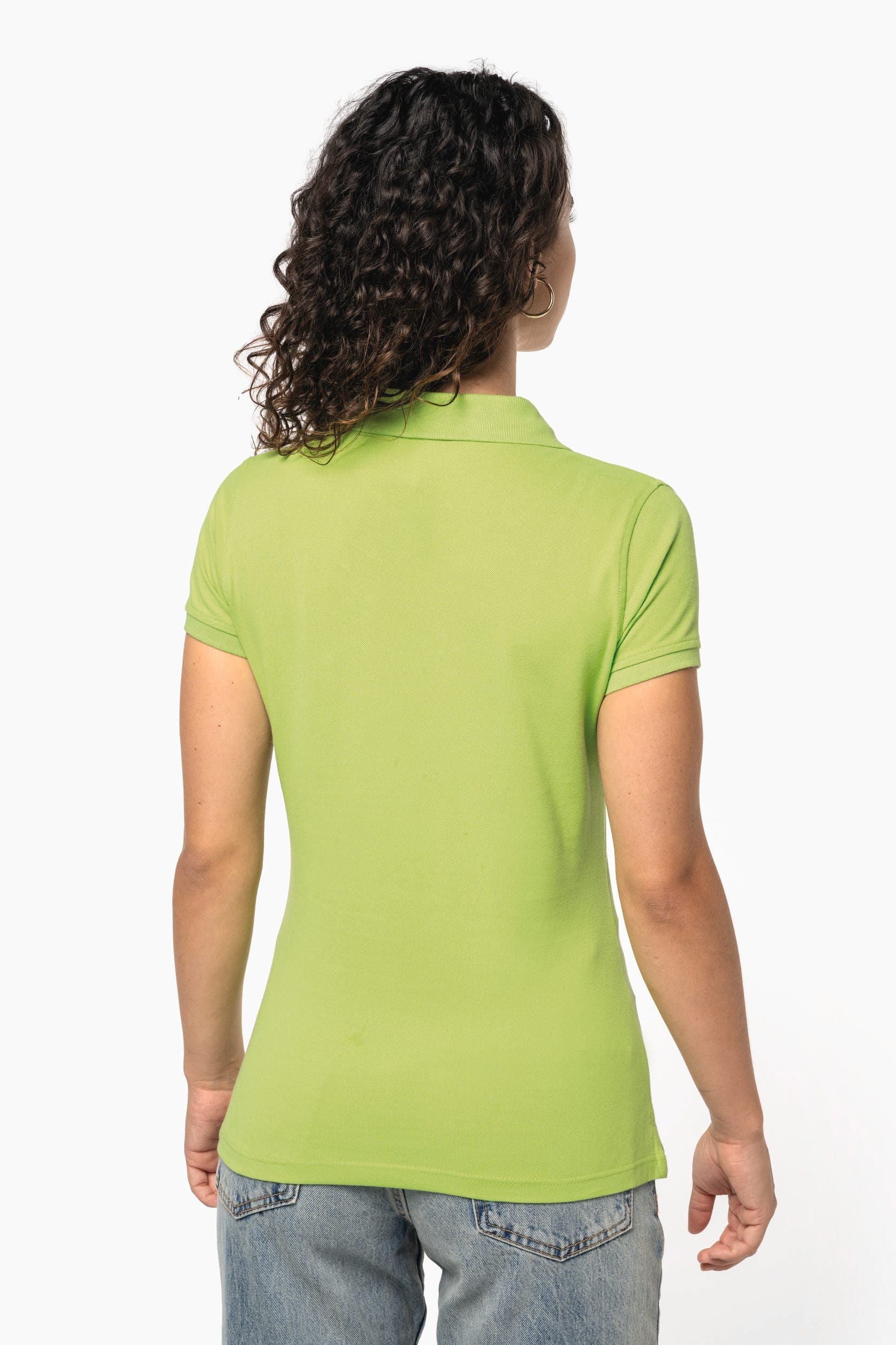 Polo manches courtes femme en situation