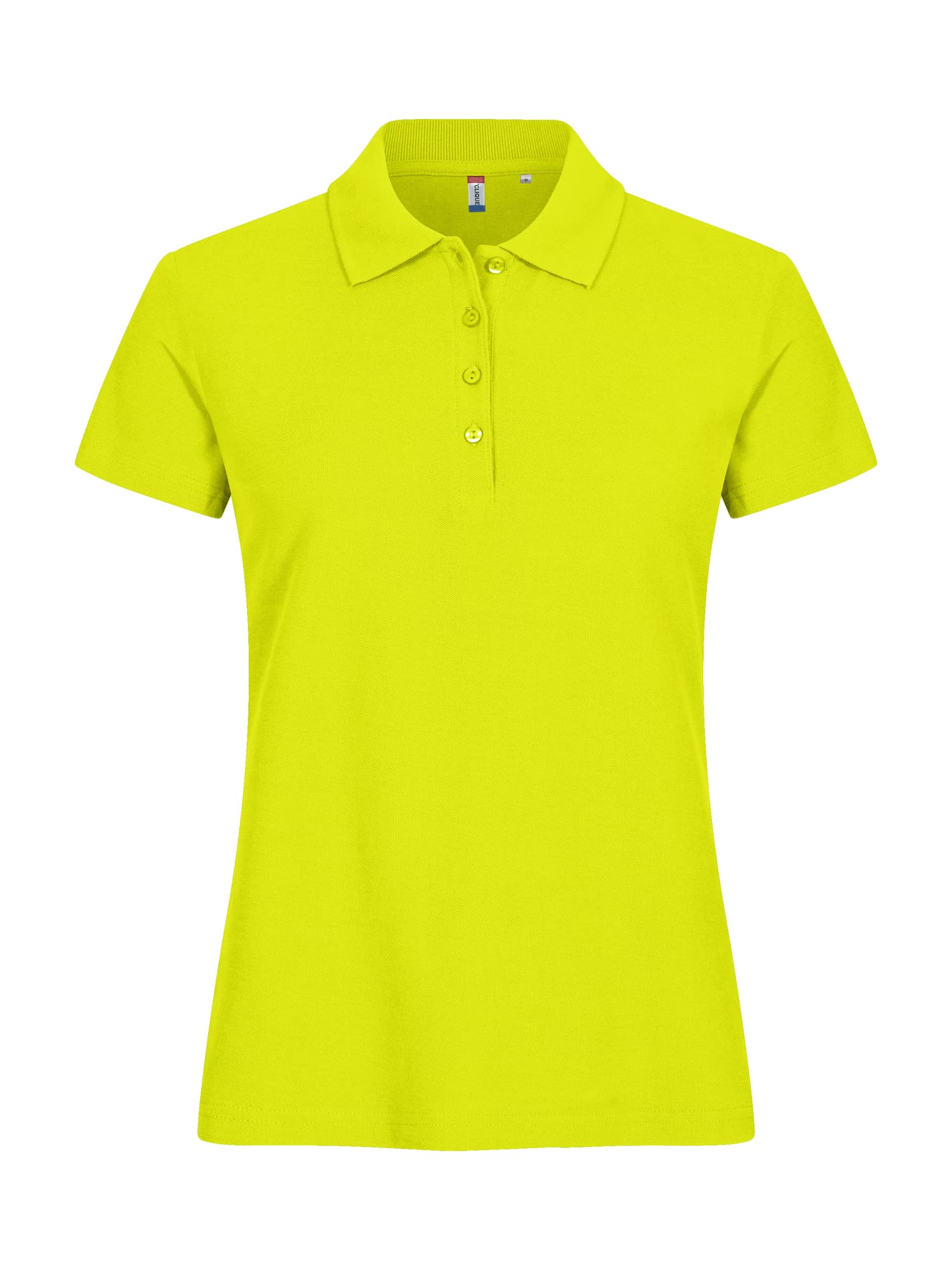 Clique Basic Polo Women coloris Vert haute visibilité