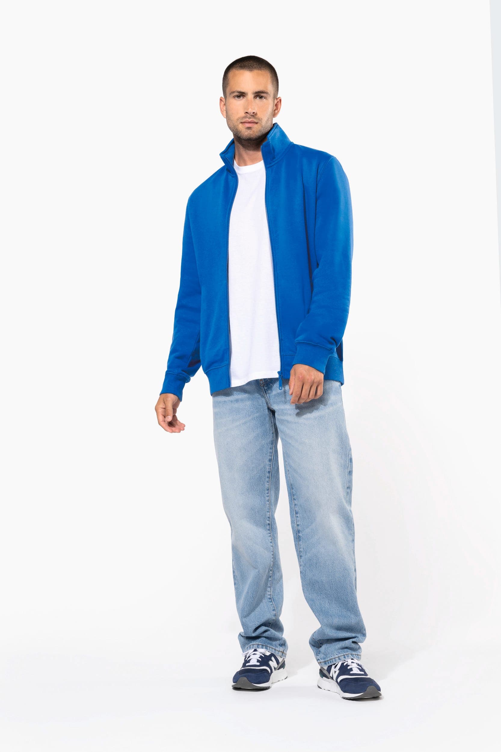 Veste molleton gratté homme en situation