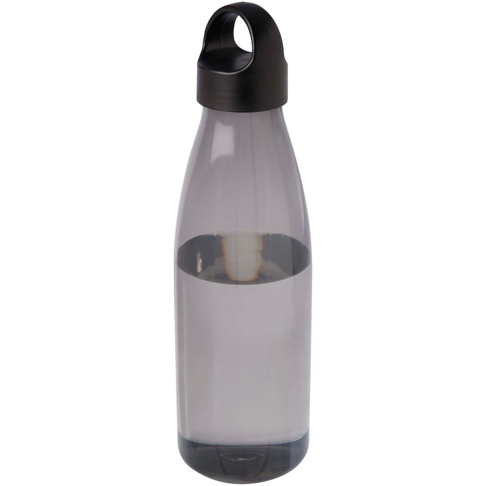 Bouteille d’eau Bergen de 800 ml en plastique recyclé coloris Noir