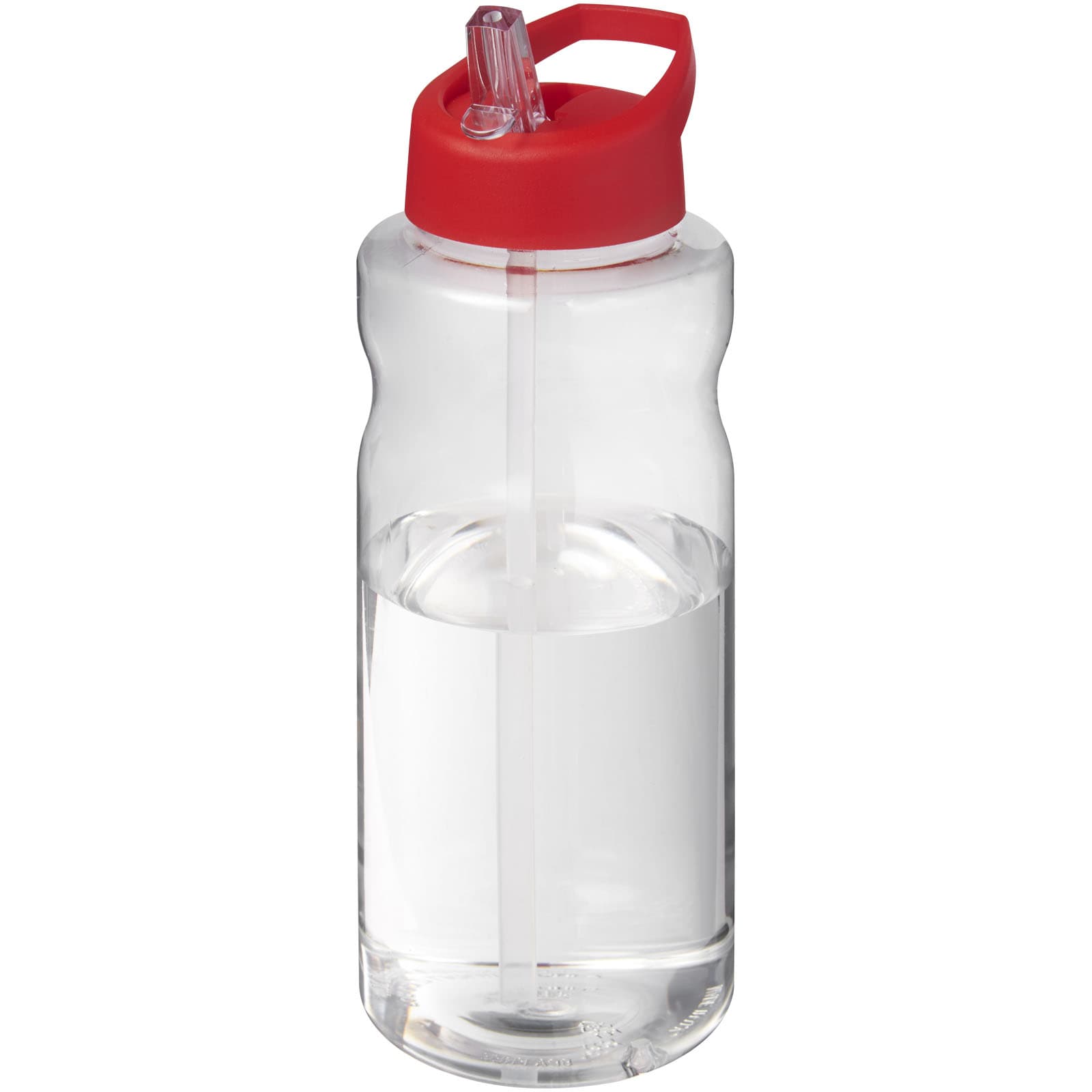 Bouteille de sport H2O Active® Big Base de 1 litre avec couvercle à bec verseur coloris Rouge