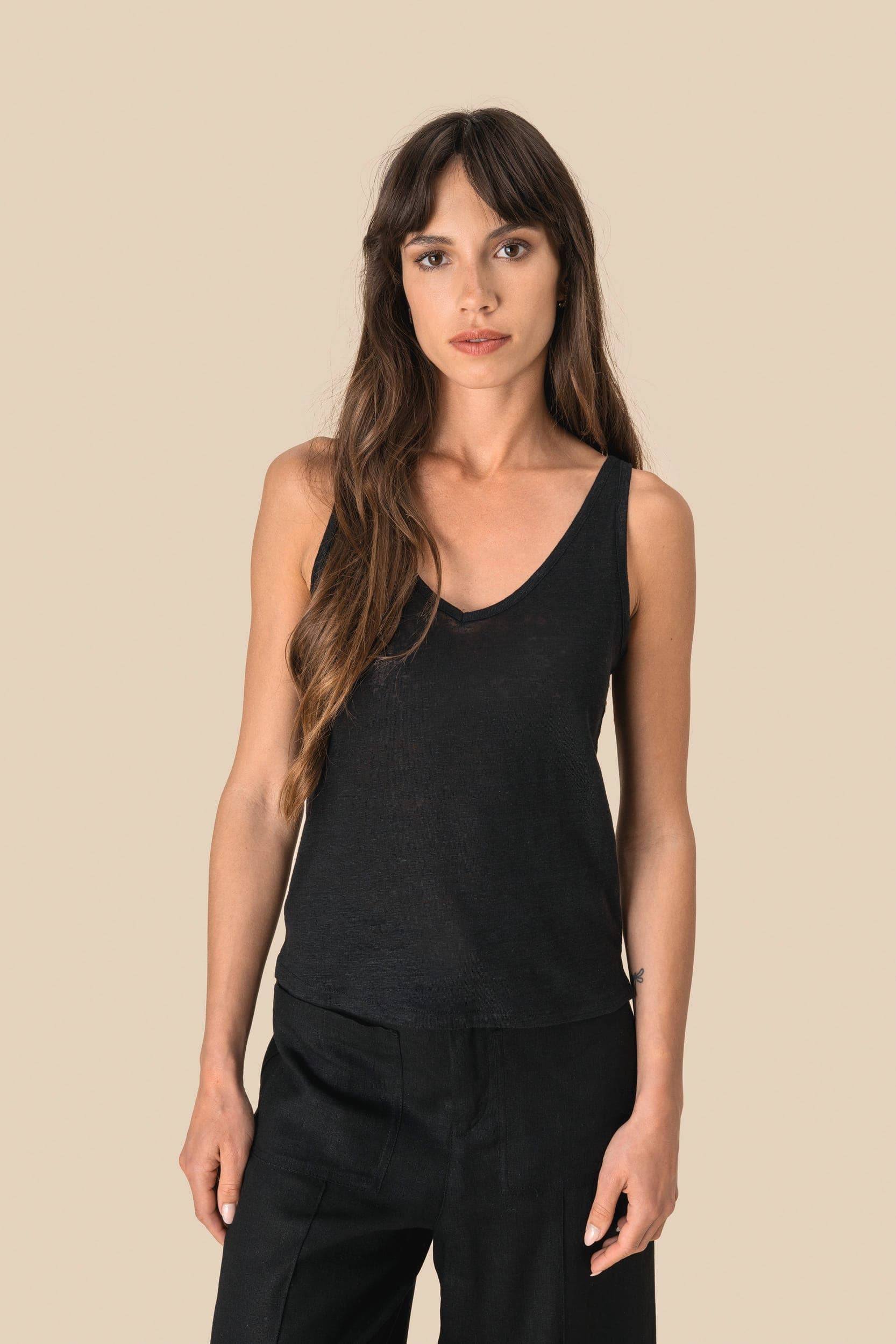 Débardeur en lin femme