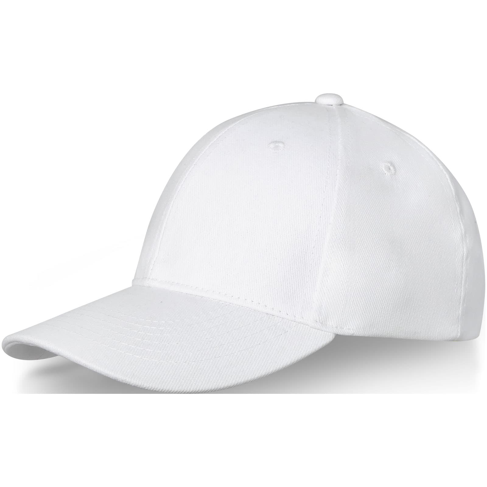 Casquette de 260 g/m² Davis 6 panneaux coloris Blanc