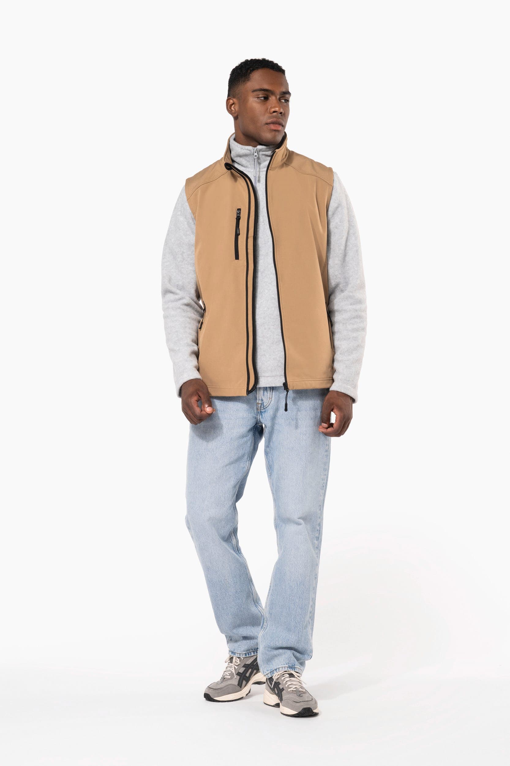 Bodywarmer softshell homme en situation