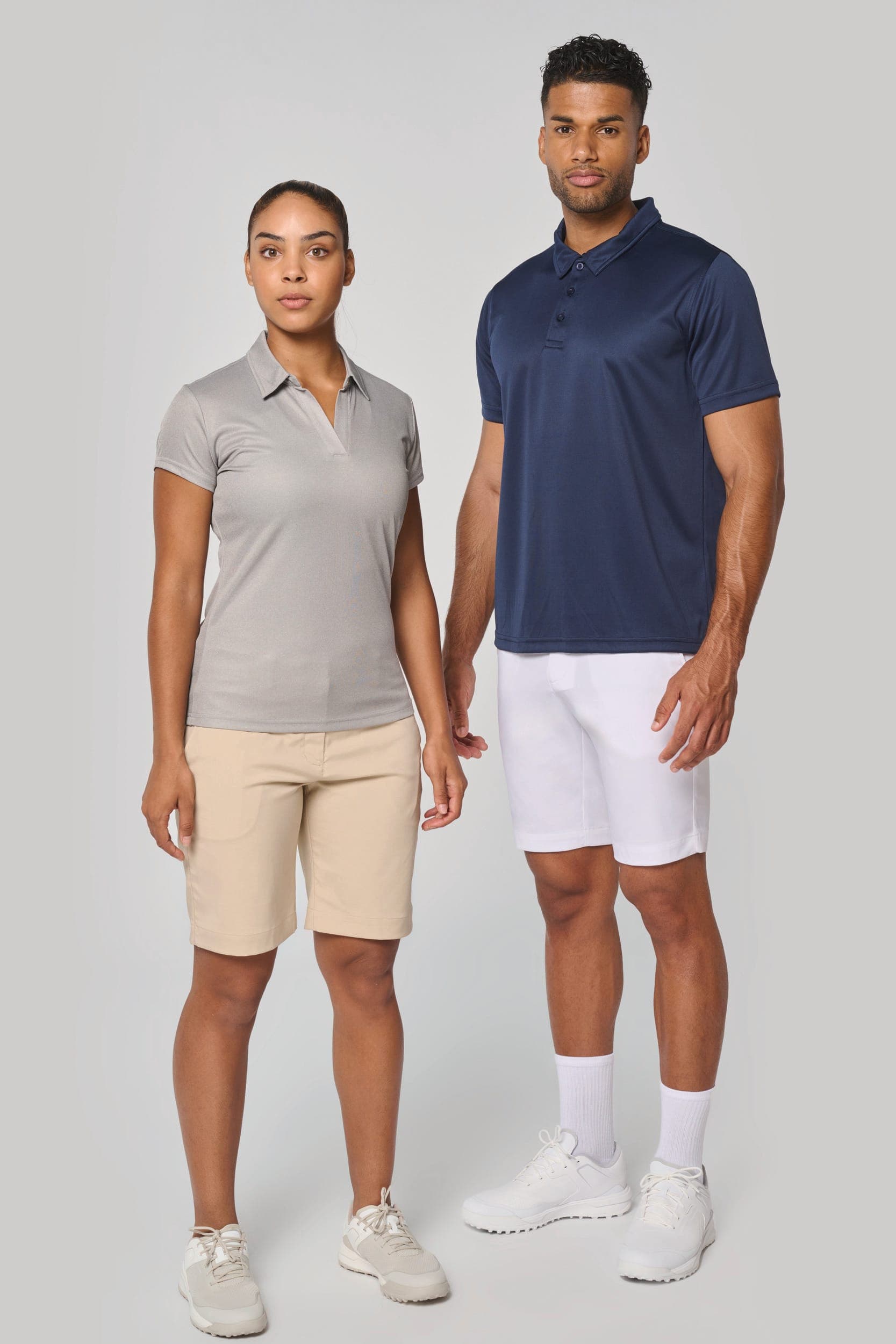 Polo sport manches courtes en situation
