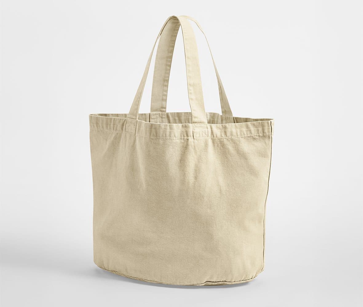 GARMENT DYED SHOPPER coloris Sable vintage