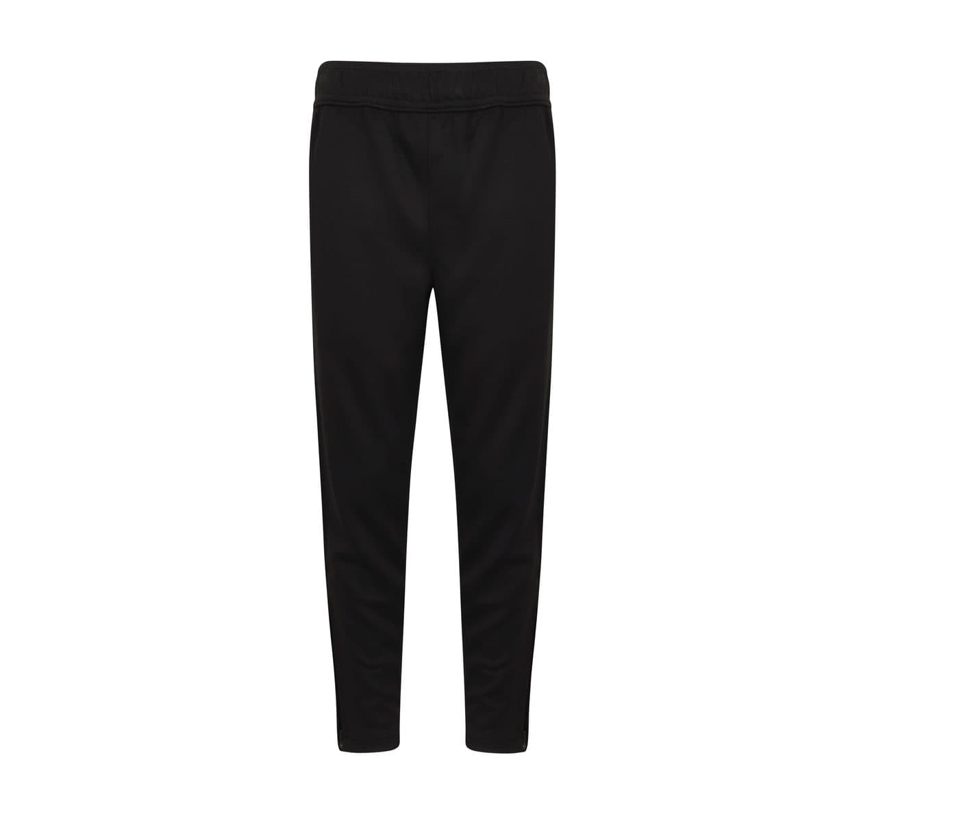 KID'S SLIM LEG KNITTED TRACKSUIT PANTS coloris Noir