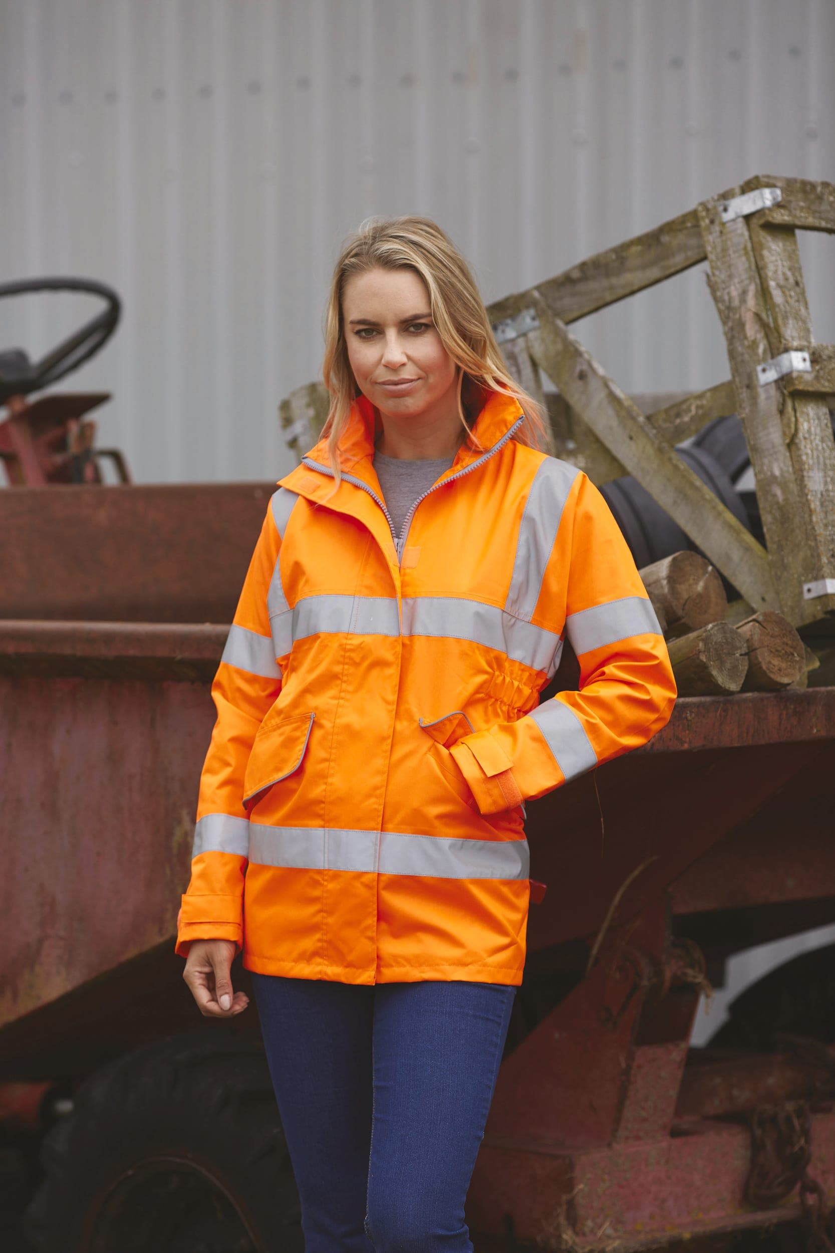 Veste haute visibilité "Management" femme en situation
