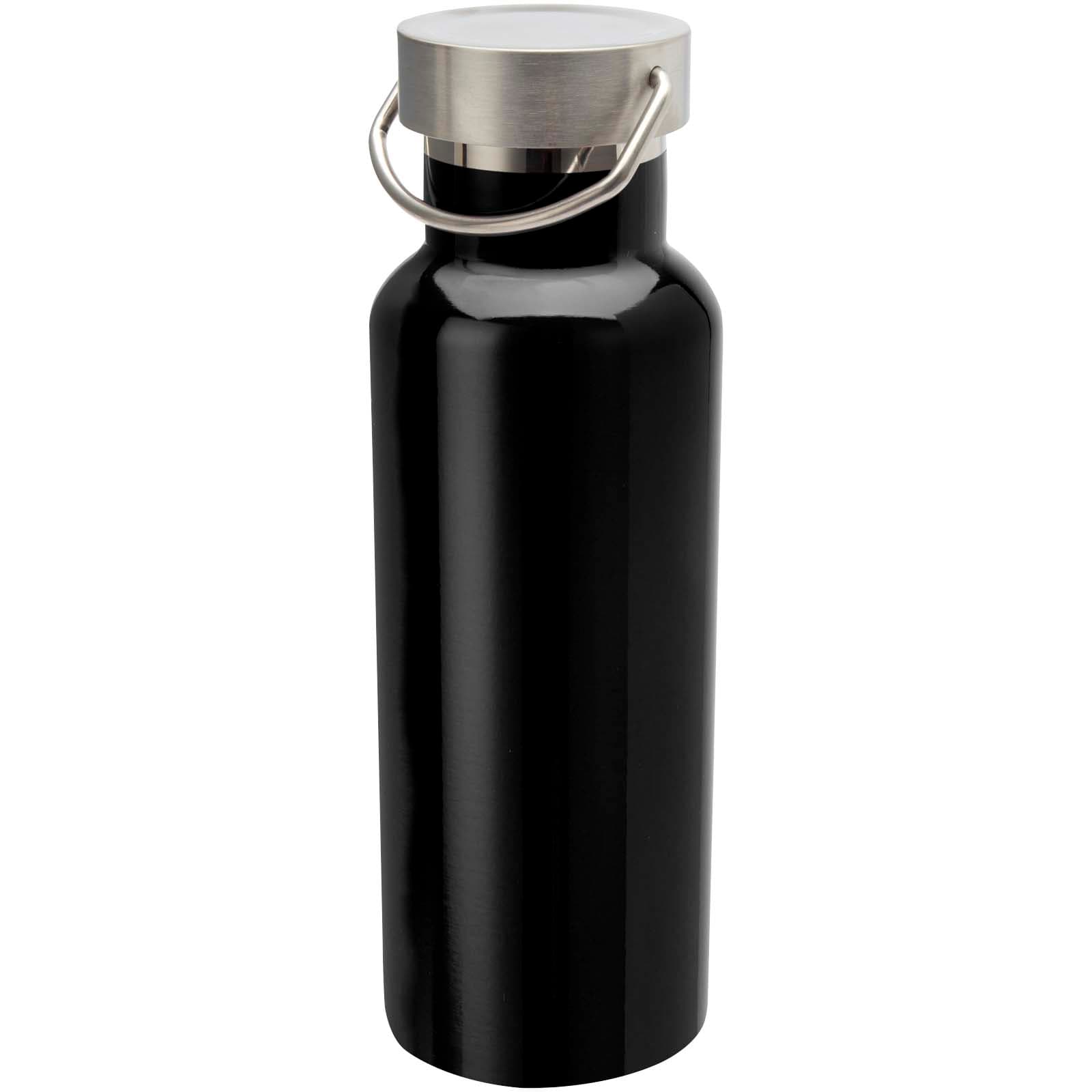 Bouteille d’eau Thor de 500 ml en acier inoxydable certifié RCS coloris Noir