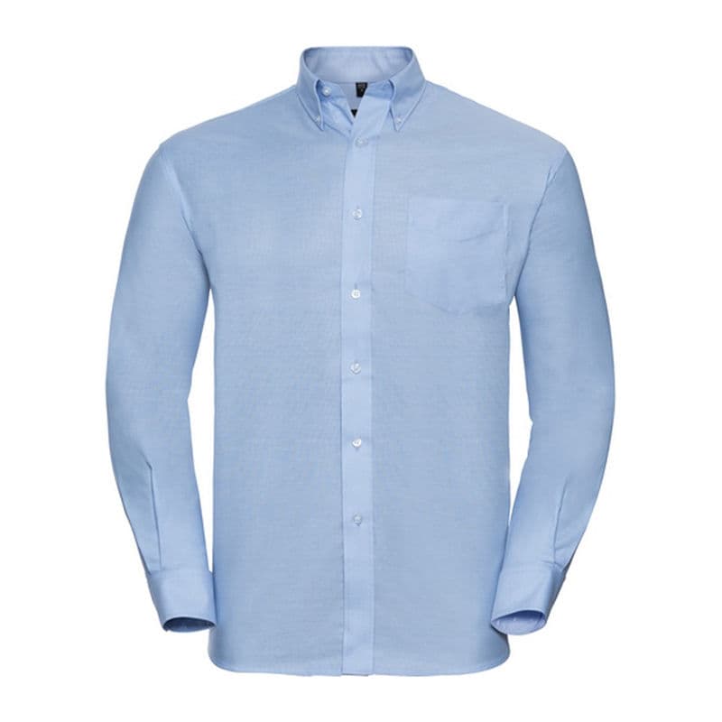  Russell Easy Care LSL Oxford Shirt coloris Bleu oxford