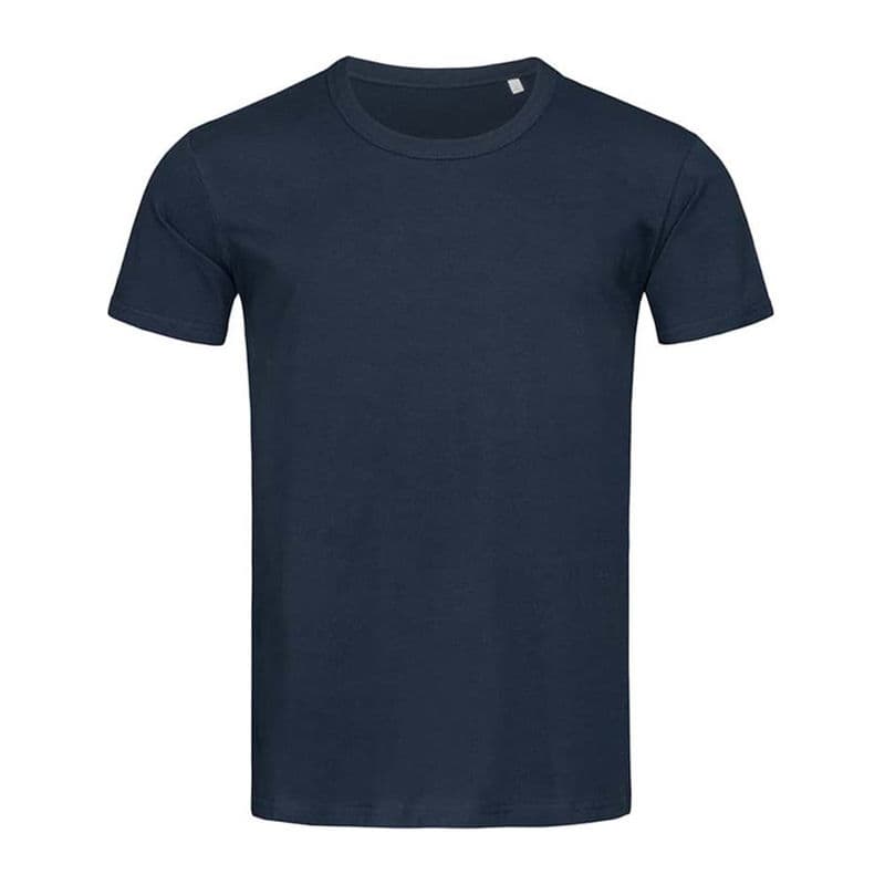 Ben Crew Neck Unisex T-shirt coloris Bleu marina