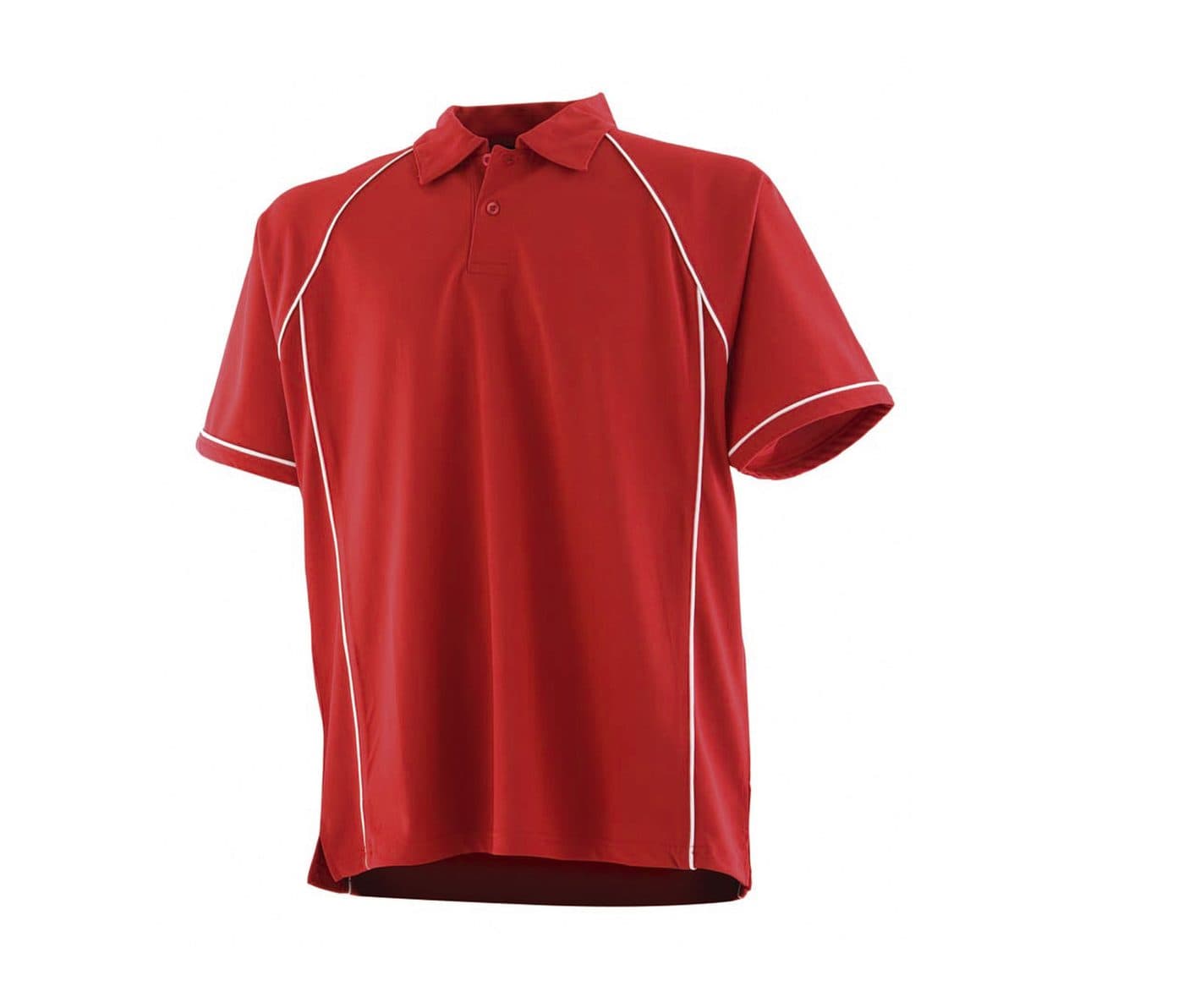 PERFORMANCE POLO MEN coloris Rouge / Blanc