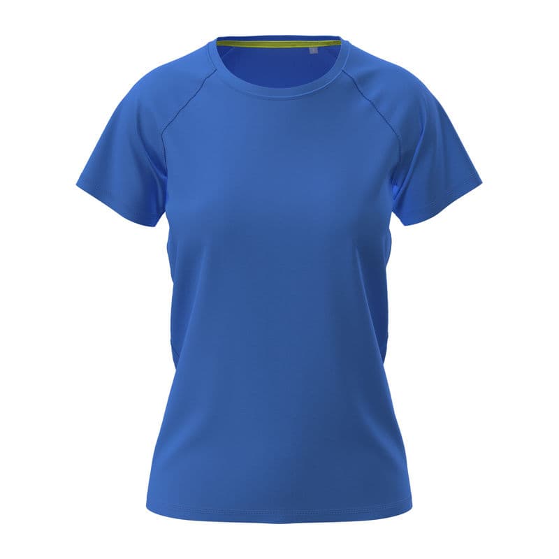 Mesh Raglan Women's T-shirt coloris Bleu roi vif