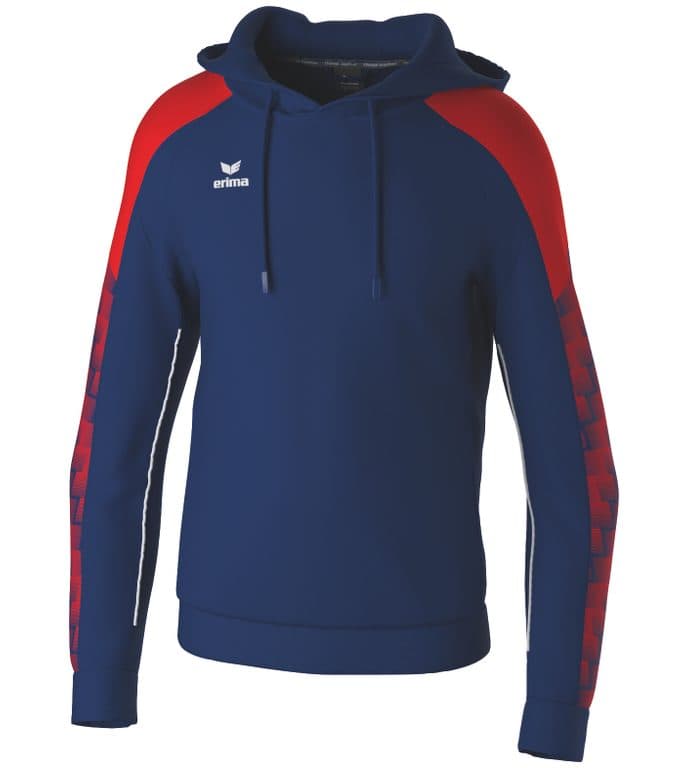 Sweat à capuche EVO STAR coloris Marine / Rouge