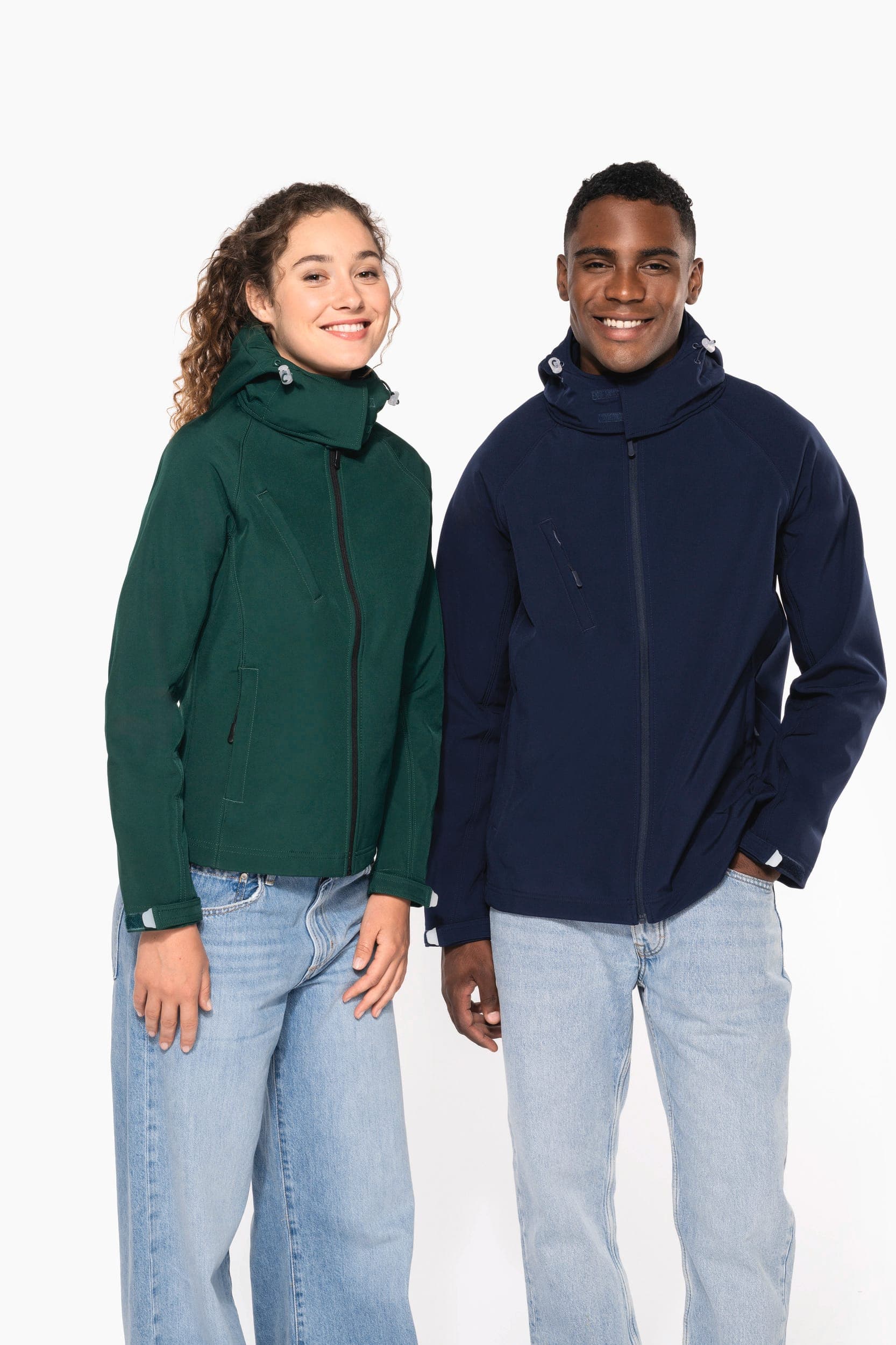 Veste softshell à capuche amovible homme en situation