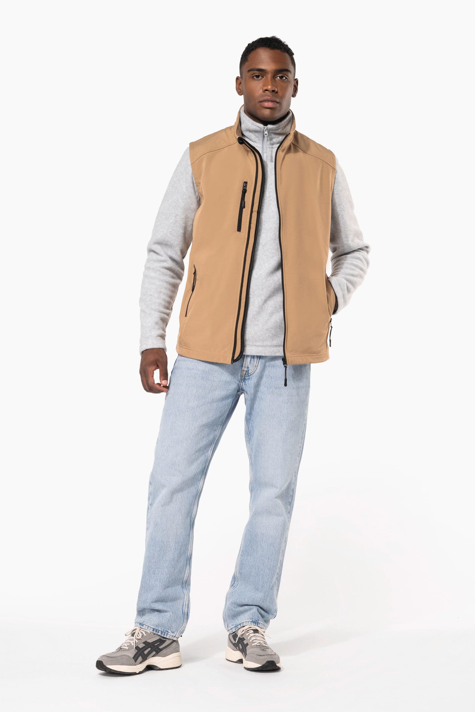 Bodywarmer softshell homme en situation